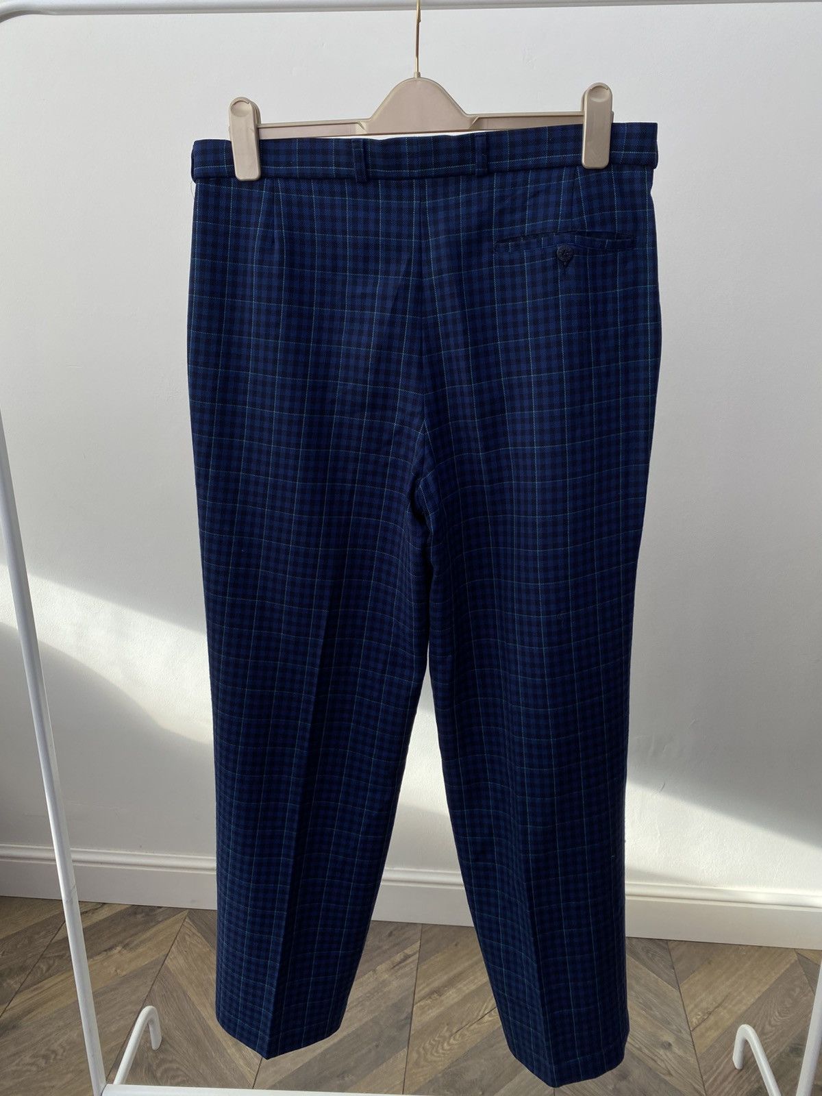 Lacoste Vintage LACOSTE Chemise Vintage Wool Plaid Checkered Pants Size US 34 / EU 50 - 10 Thumbnail