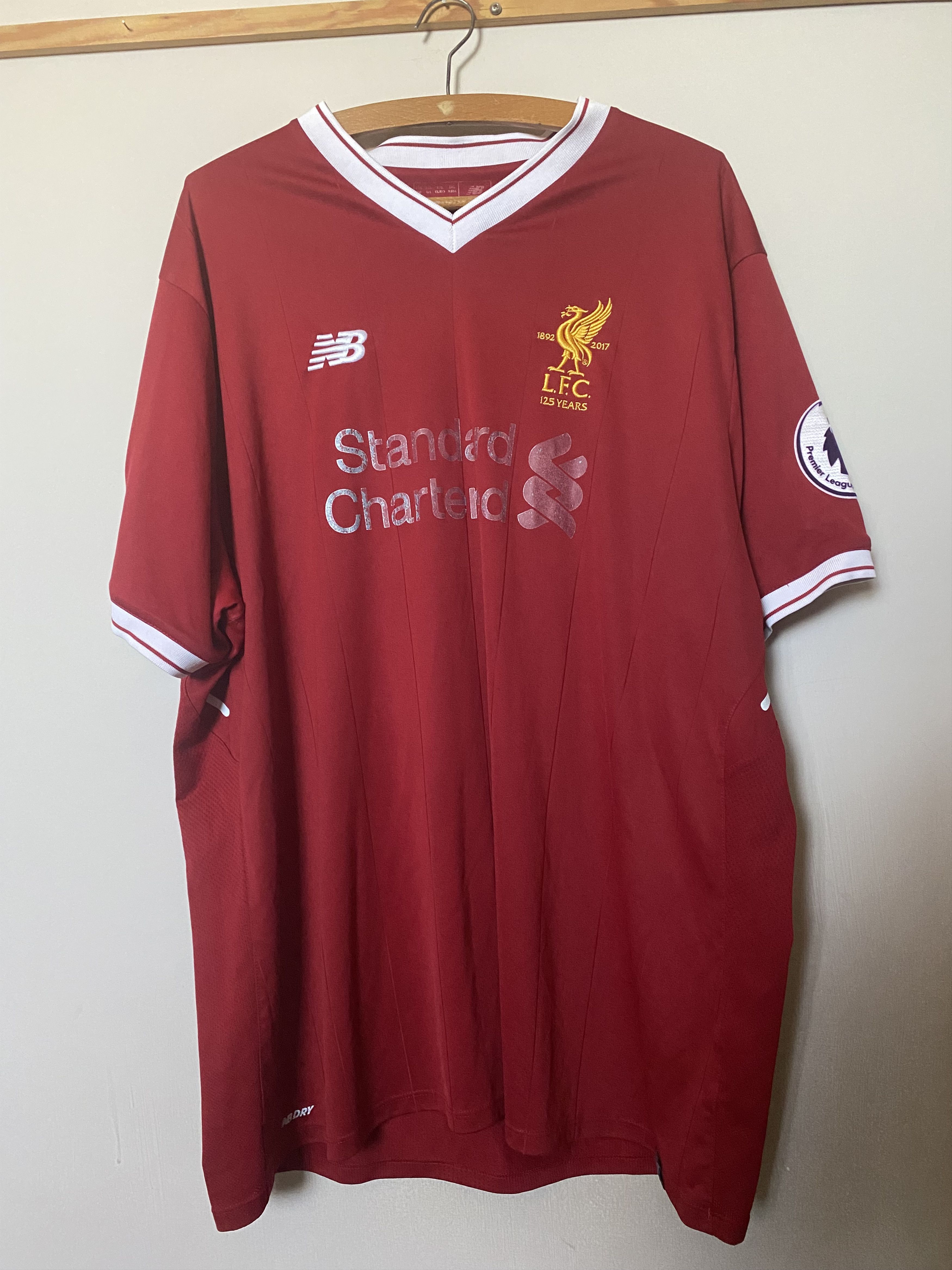 New Balance Shirt LIVERPOOL FC #7 MORTEN 2017 - 2018 XXL New Balance Size US XXL / EU 58 / 5 - 2 Thumbnail