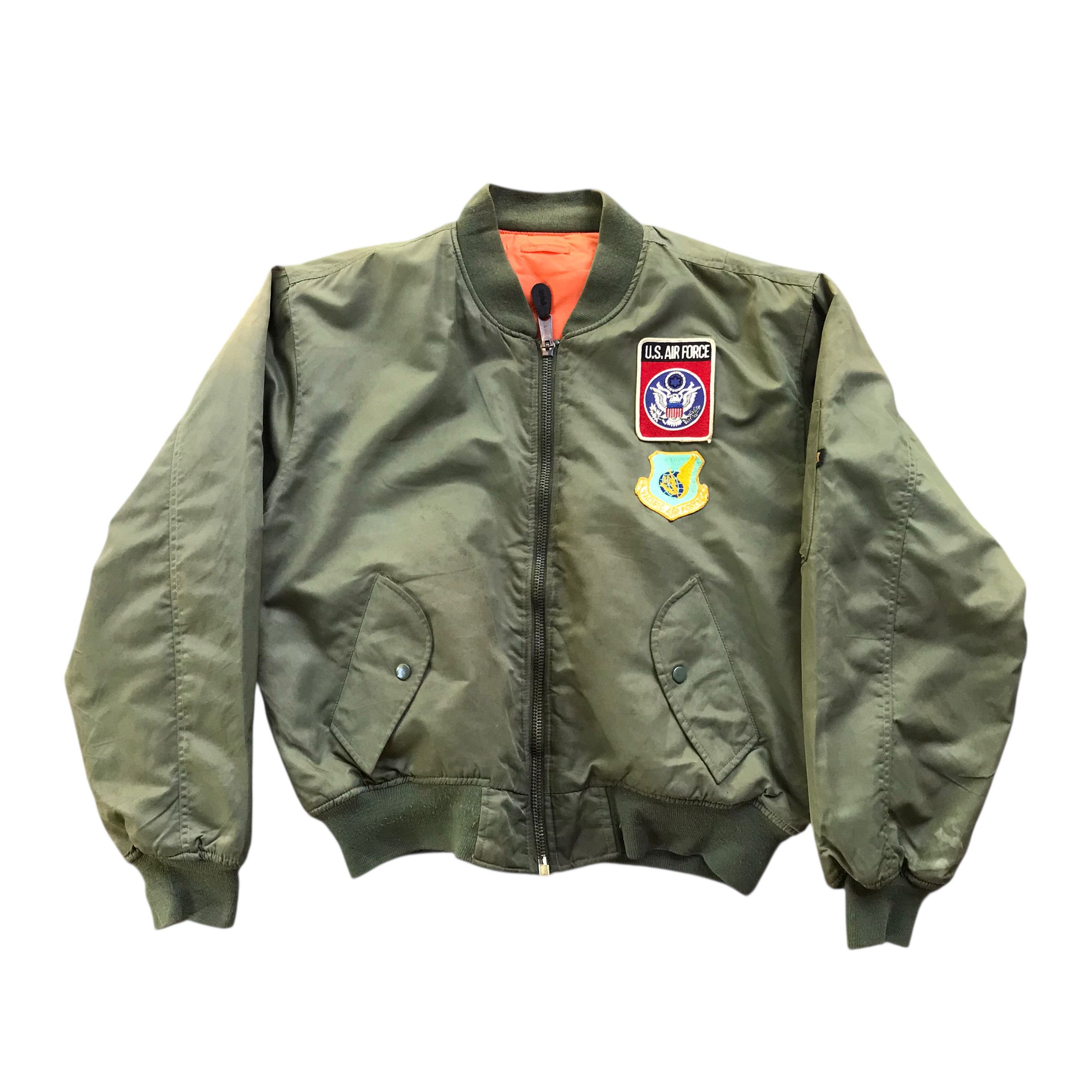 Avirex Rare Vintage Us Air Force Ma1 Bomber Jacket / Large size Size US L / EU 52-54 / 3 - 2 Thumbnail