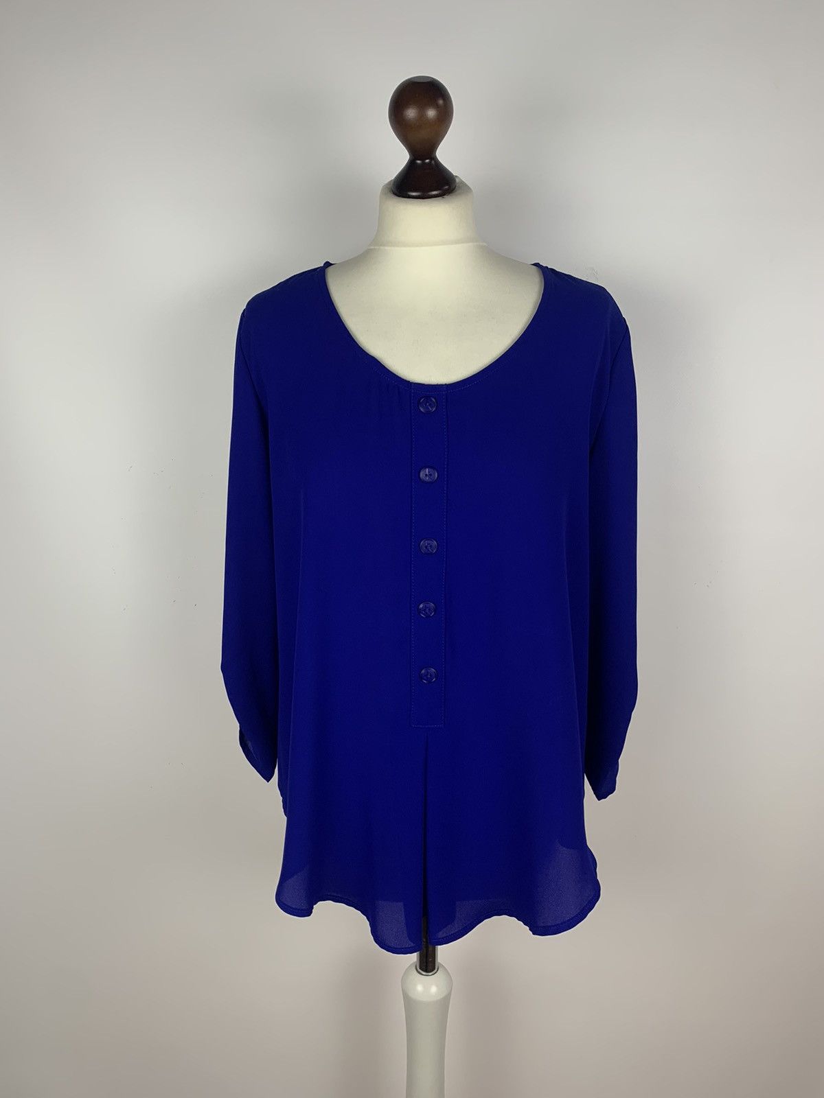 Joseph Ribkoff Joseph Ribkoff Buttons Blouse Shirt Women’s Size 10 Blue Size L / US 10 / IT 46 - 1 Thumbnail