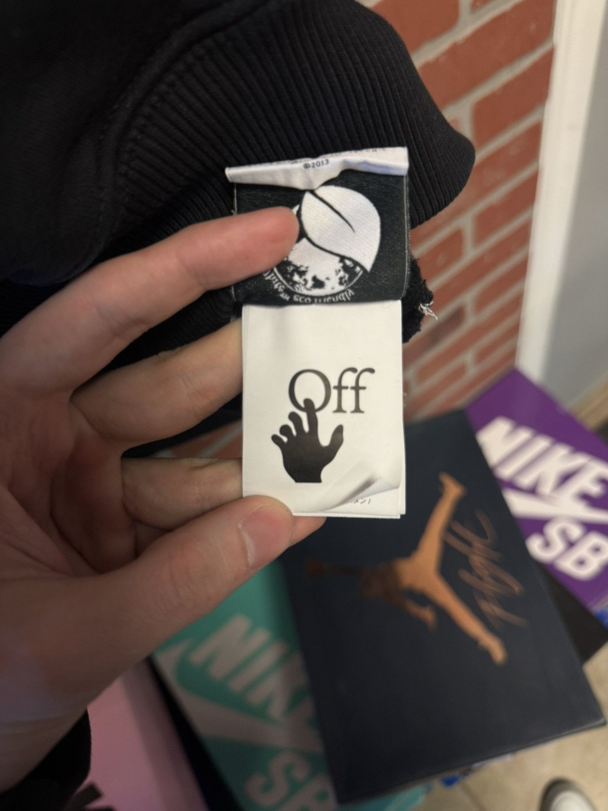 Off-White × Virgil Abloh Off White Hoodie Size Medium Black Arrow Fade 🧼 Size US M / EU 48-50 / 2 - 20 Thumbnail