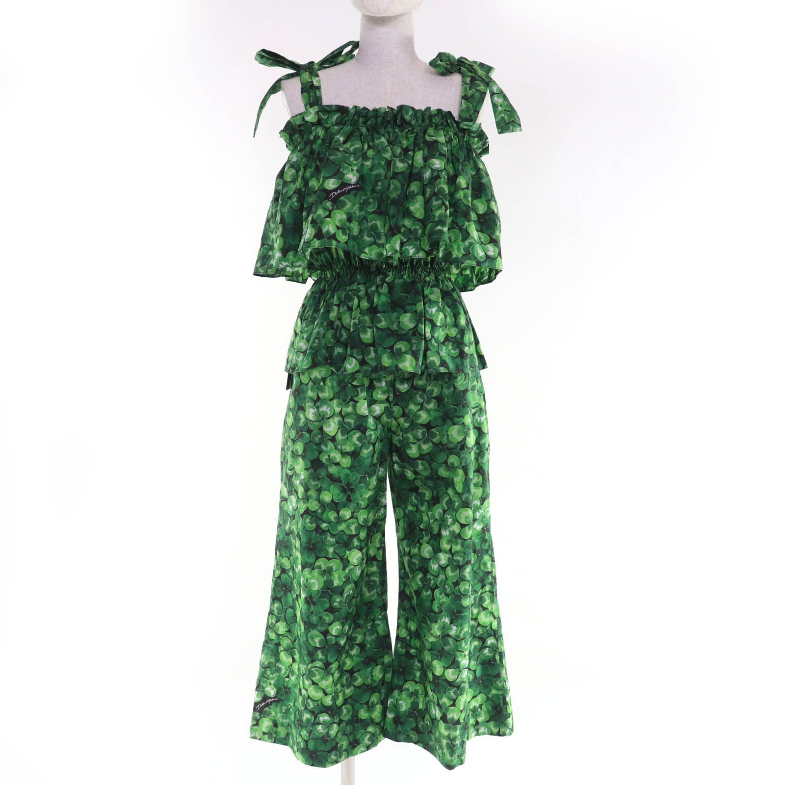 Dolce & Gabbana Dolce&Gabbana Clover Pattern Cotton Set Cotton Suits DUTY FREE for USA