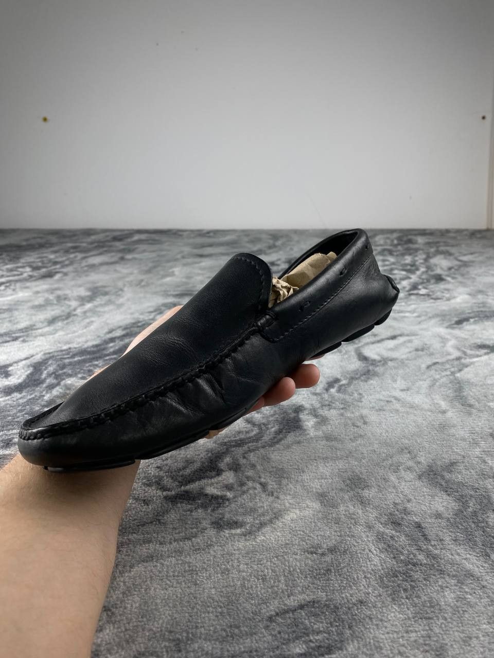 Prada Vintage Prada Leather Loafers Men Size 7 Black Size US 7 / EU 40 - 5 Thumbnail