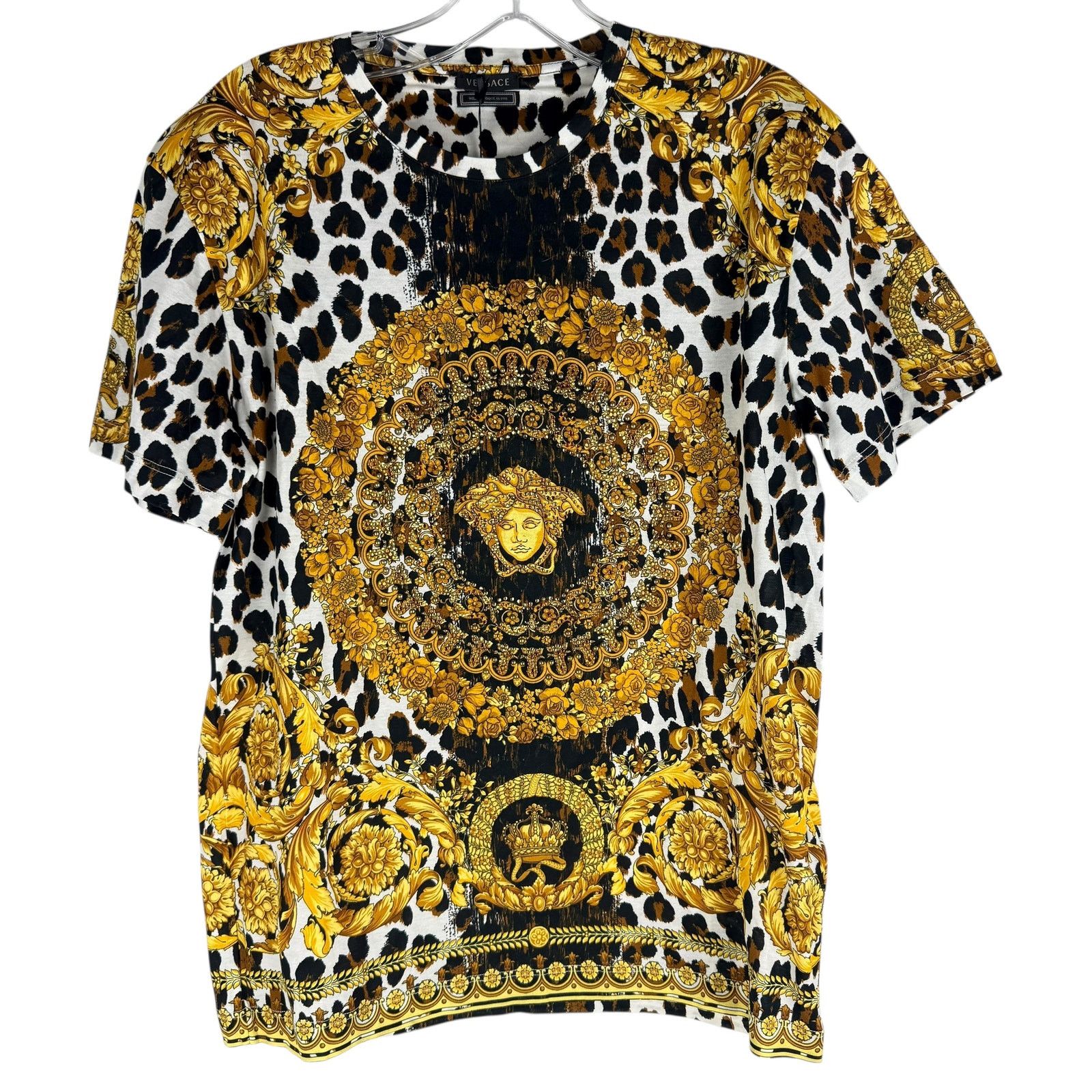 Versace New Versace Tribute Wild Baroque SS 1992 Shirt White Size S Size US S / EU 44-46 / 1 - 2 Thumbnail