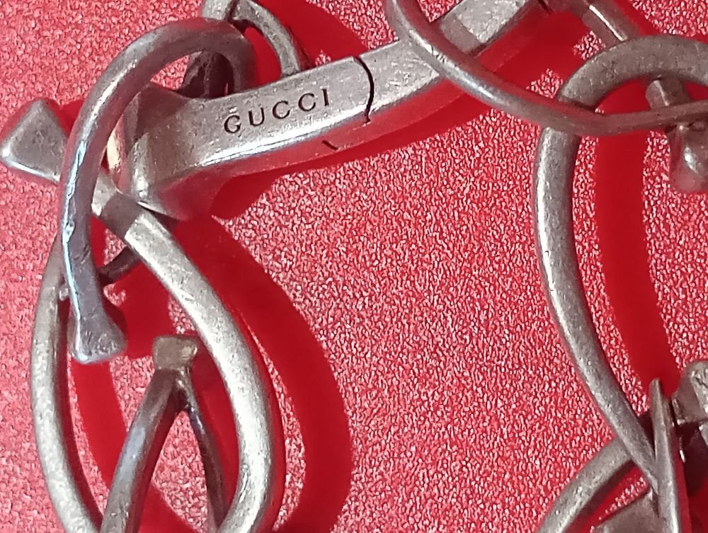 Gucci Vintage Gucci Silver Bracelet Size ONE SIZE - 4 Thumbnail