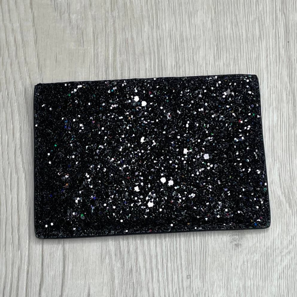 Kate Spade Kate Spade Greta Court Graham Black Glitter Card Wallet new Size ONE SIZE - 2 Thumbnail