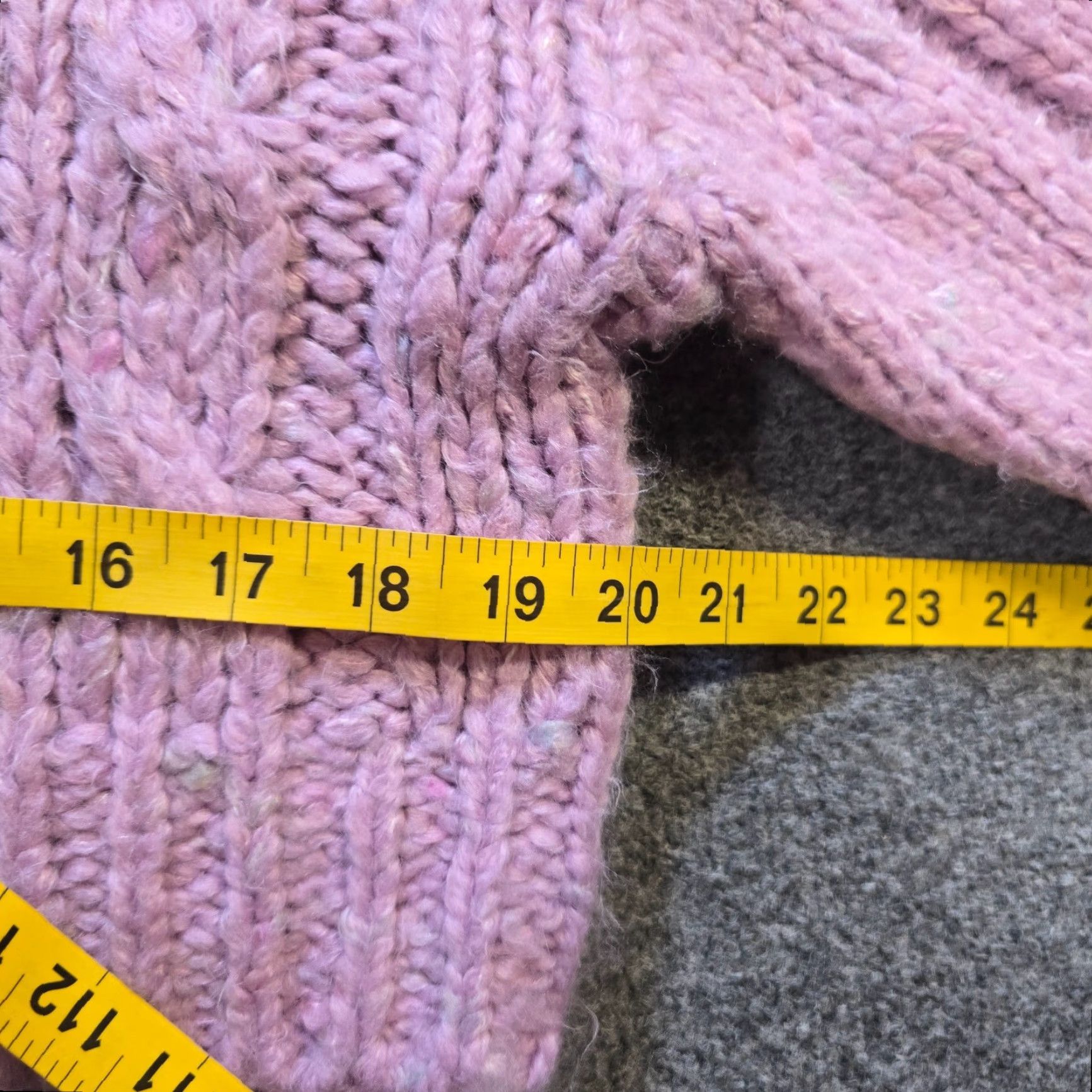 Urban Outfitters Urban Outfitters Sweater Cardigan Womens Size S Pink Purple Chunky Knit Round Neck Long Sleeve Crop Grandma Vintage No Size S / US 4 / IT 40 - 5 Thumbnail