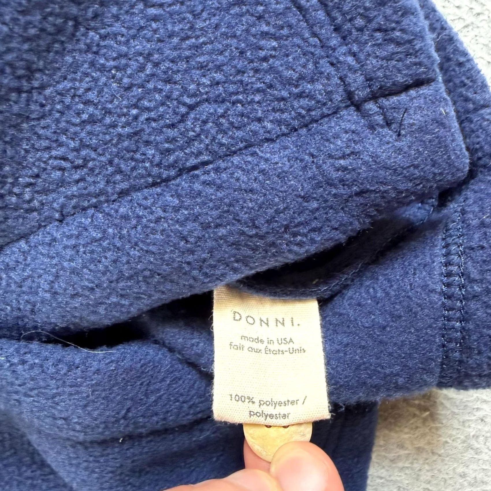Beyond Yoga Beyond Yoga x Donni Fleece Jacket Womens M Blue Button Front Collared USA Size M / US 6-8 / IT 42-44 - 5 Thumbnail