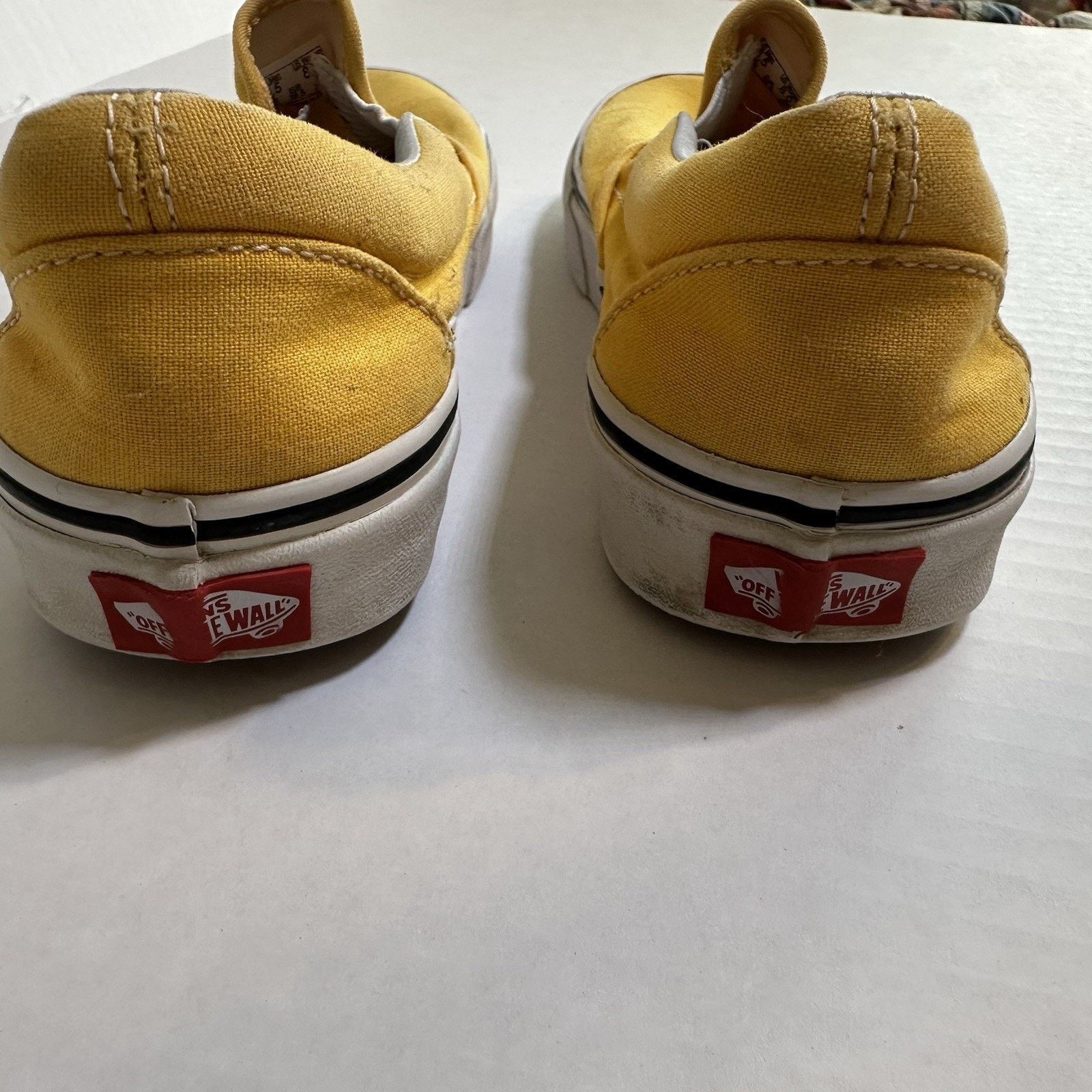 Vans Vans Classic Slip-on Yellow Shoes M5.5 /Wo7 Skate Sneakers Size US 6.5 / EU 39-40 - 4 Thumbnail