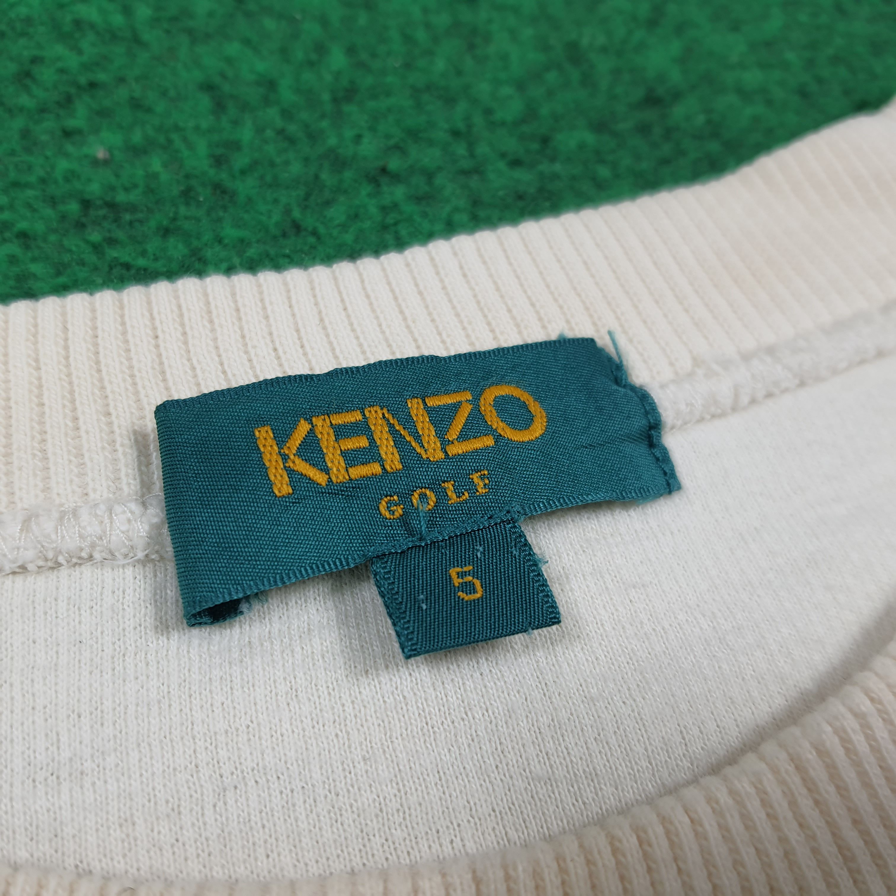 Kenzo Vintage 90s Kenzo Golf Embroidery Sweatshirt C293N3 Size US L / EU 52-54 / 3 - 5 Thumbnail