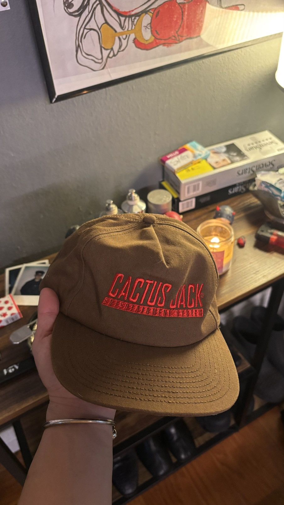 Travis Scott Travis Scott x FC Barcelona 1899 Distressed Hat | Grailed