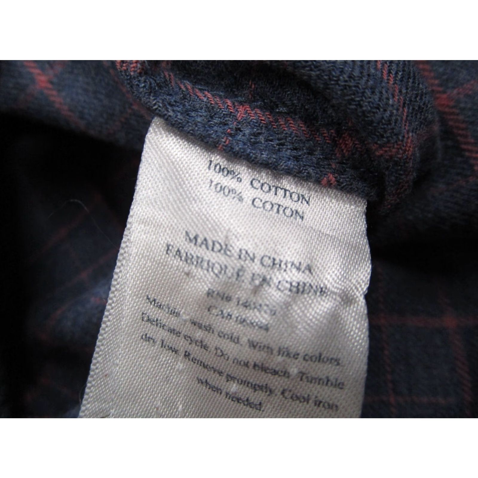Faherty Faherty Shirt Mens M Blue Check Button-Up Long Sleeve Lightweight Casual Travel Substyle: Button-Down, Pocket, 100% Cotton Size US M / EU 48-50 / 2 - 4 Thumbnail
