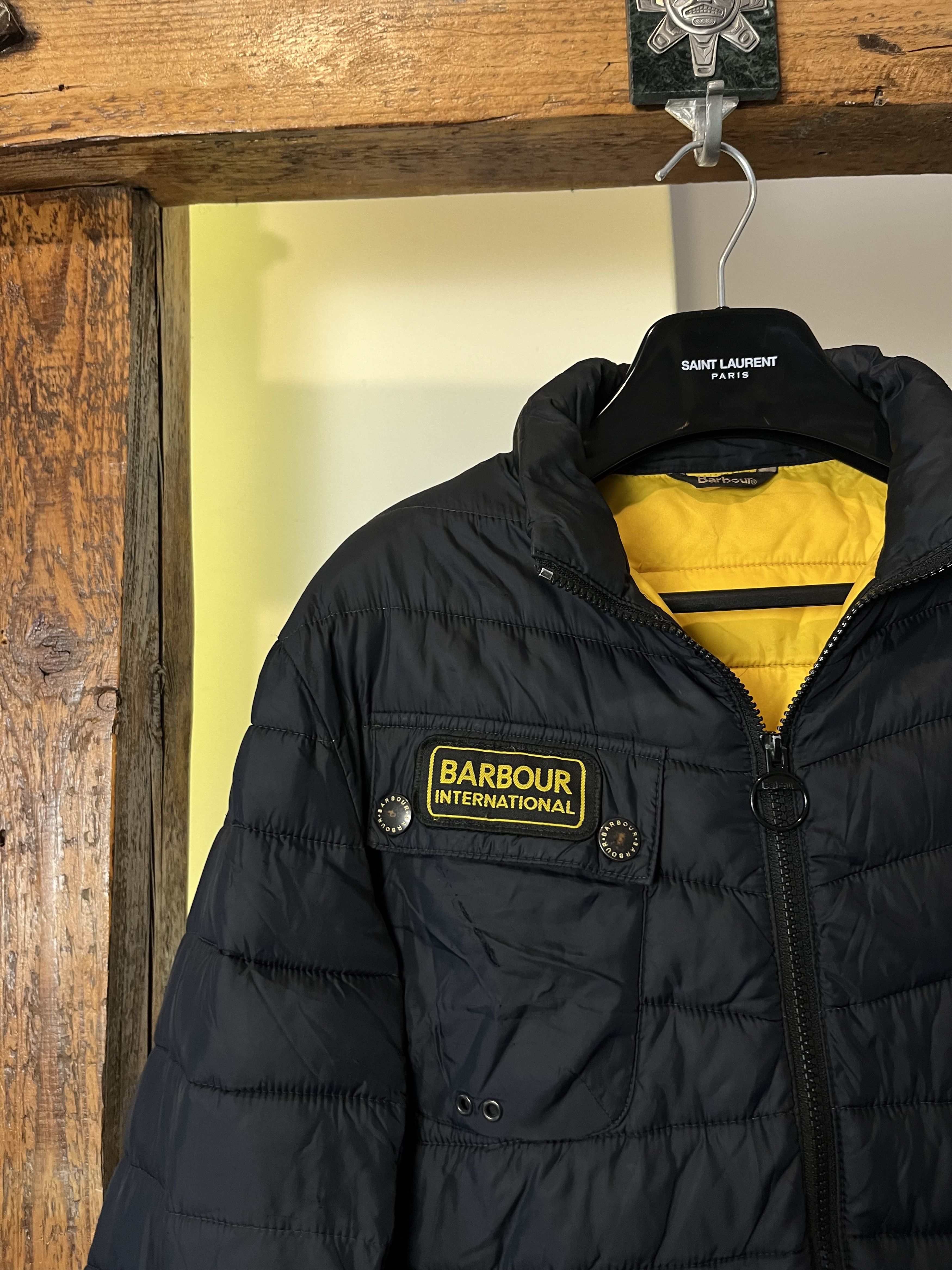 Barbour × Vintage Barbour International Quilted Coat Jacket Size US M / EU 48-50 / 2 - 3 Thumbnail