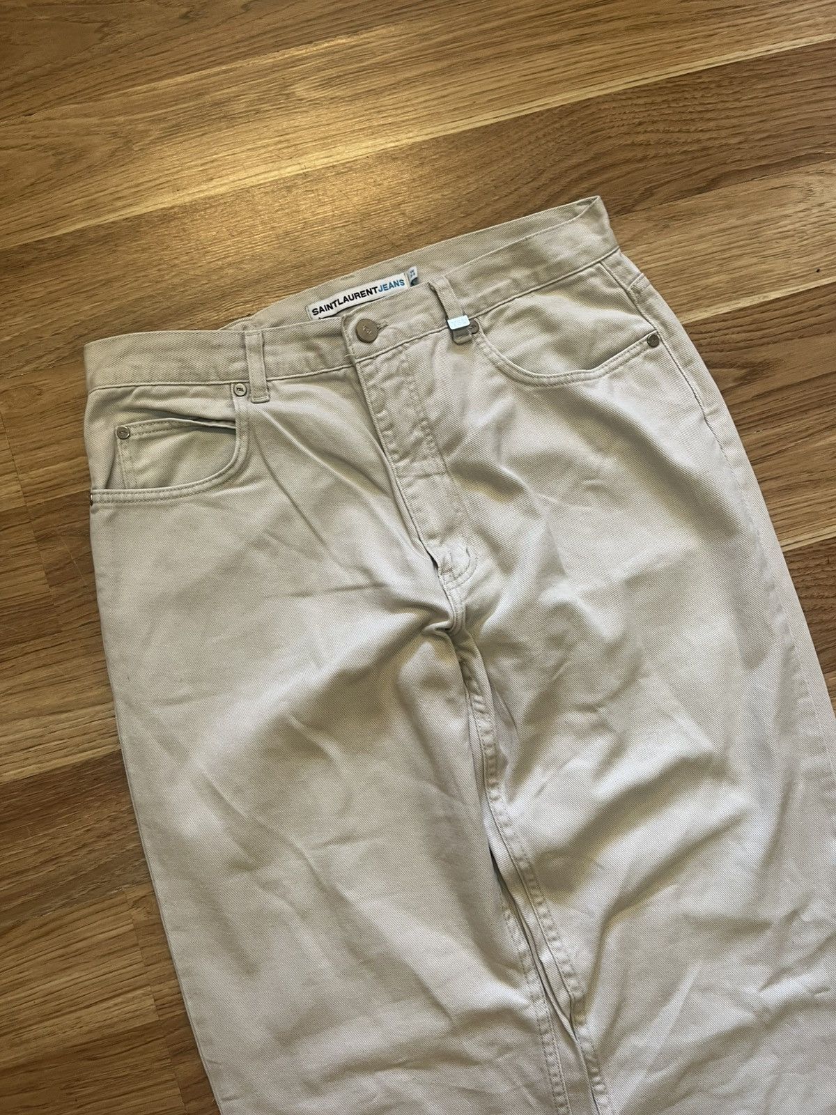 Vintage × Yves Saint Laurent Jeans YSL Yves Saint Laurent Baggy Oldmoney Size 34" / US 12 / IT 48 - 5 Thumbnail