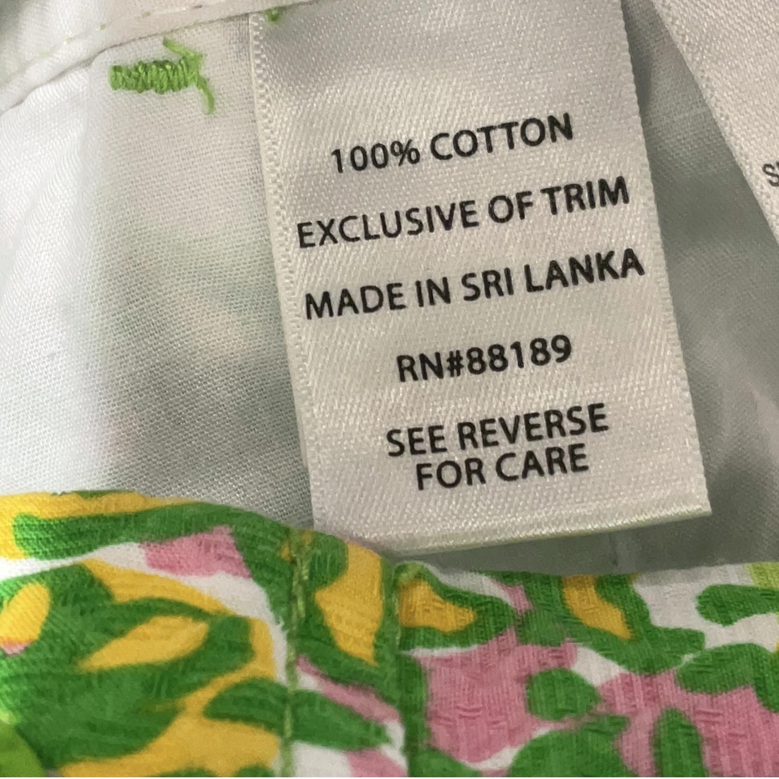 Other Lilly Pulitzer Pink Green Cotton Shorts Size 0 Size 25" / US 0 / IT 36 - 4 Thumbnail