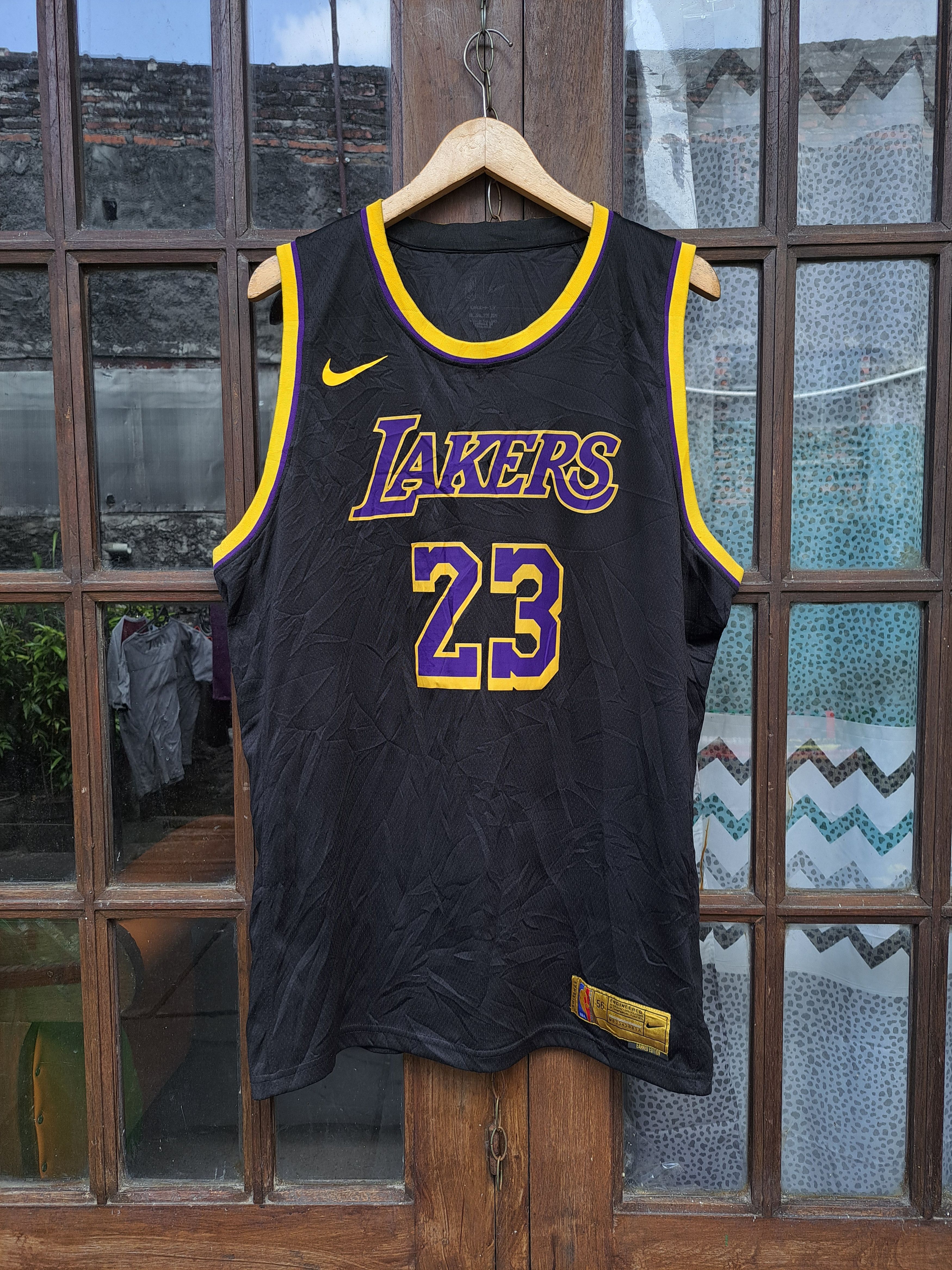 NBA × Nike Jersey Nike NBA LA Lakers Leborn James Earned Edition Size US XXL / EU 58 / 5 - 1 Thumbnail