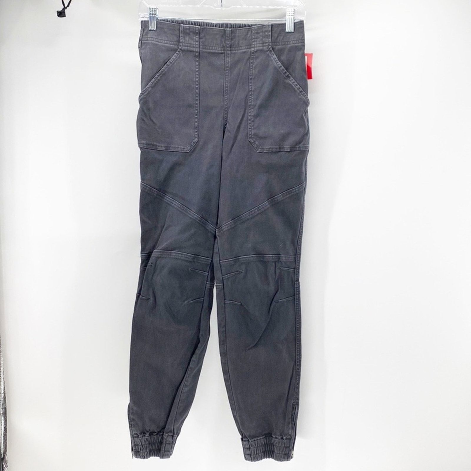 Spanx Spanx Stretch Twill Jogger Pants Washed Black casual neutral Size 28" / US 6 / IT 42 - 2 Thumbnail