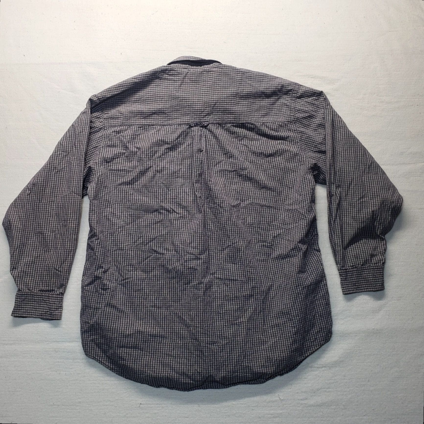 Izod IZOD Shirt Adult Men's Gray Checkered Short Sleeve Button Up XL Extra Large Size US XL / EU 56 / 4 - 8 Thumbnail