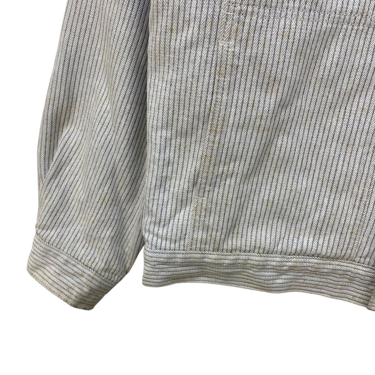 Levi's 💥Vintage Levis Shearling Blanket Hikory Stirpe Style Jacket Size US M / EU 48-50 / 2 - 6 Thumbnail