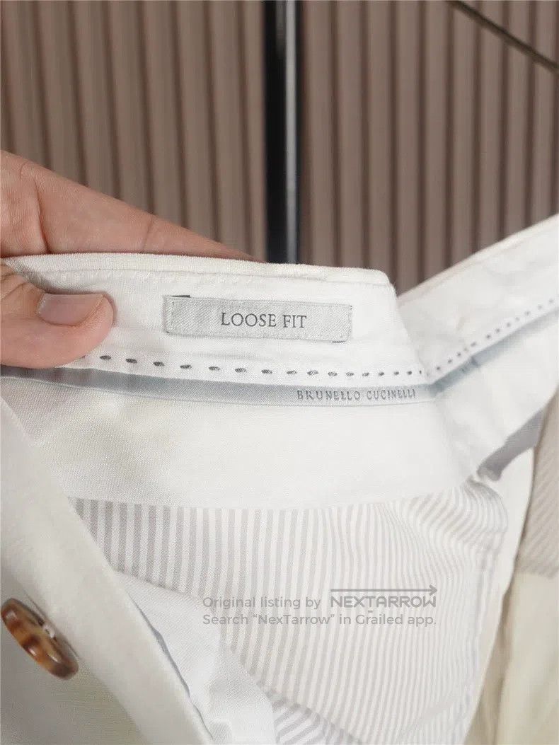 Brunello Cucinelli Brunello Cucinelli Linen Long Pants Size US 38 / EU 54 - 7 Thumbnail