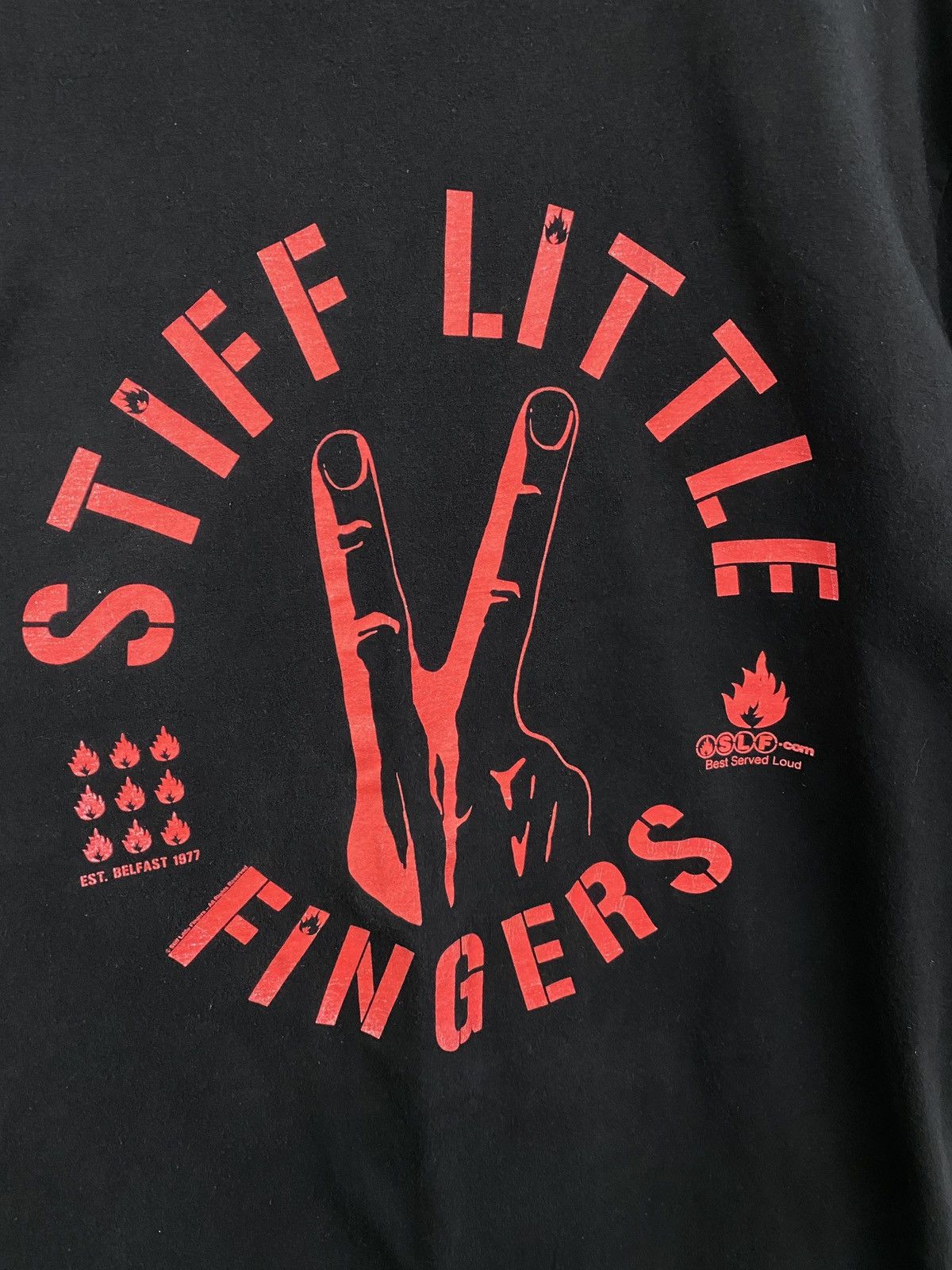 Band Tees Vintage Stiff Little Fingers Punk T-shirt Rare Retro Hype Size US XXL / EU 58 / 5 - 6 Thumbnail