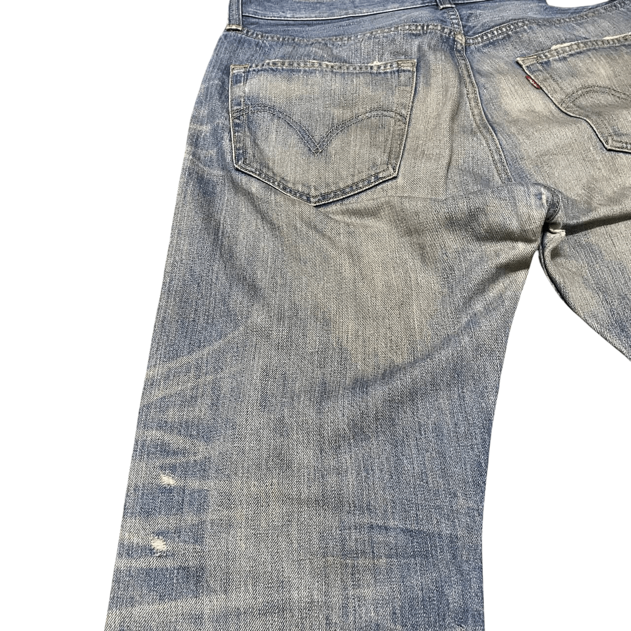 Levi's Vintage Levis 501 Distressed Denim Straight Leg Button Fly Size US 34 / EU 50 - 16 Thumbnail
