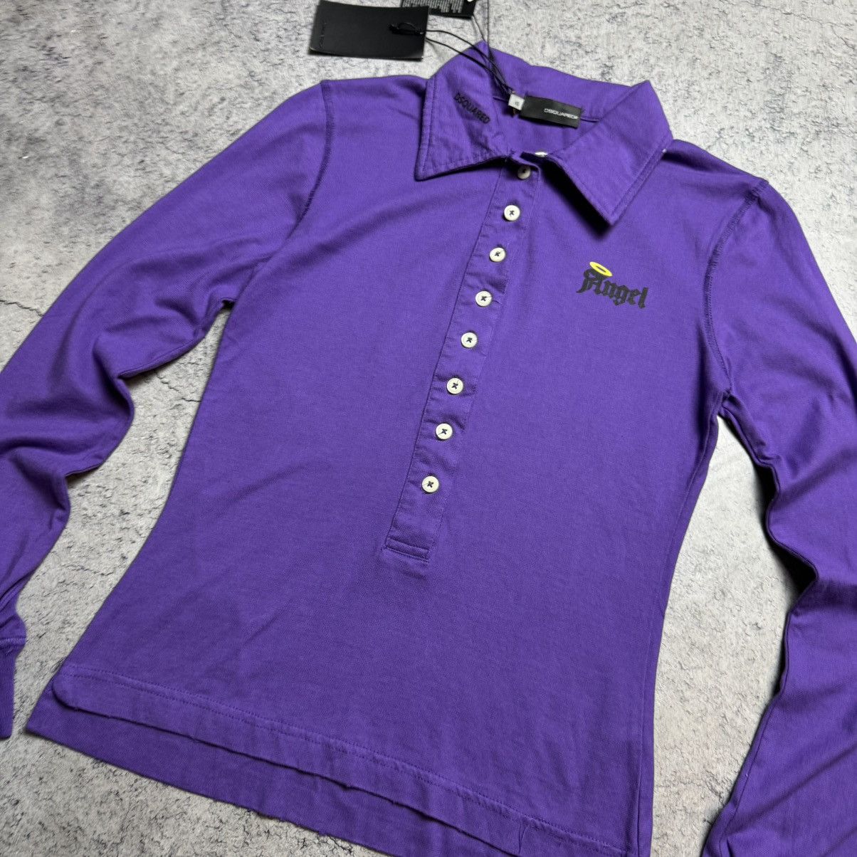 Dsquared2 NEW Dsquared2 Angel Long Sleeve T Shirt Size XS / US 0-2 / IT 36-38 - 2 Thumbnail