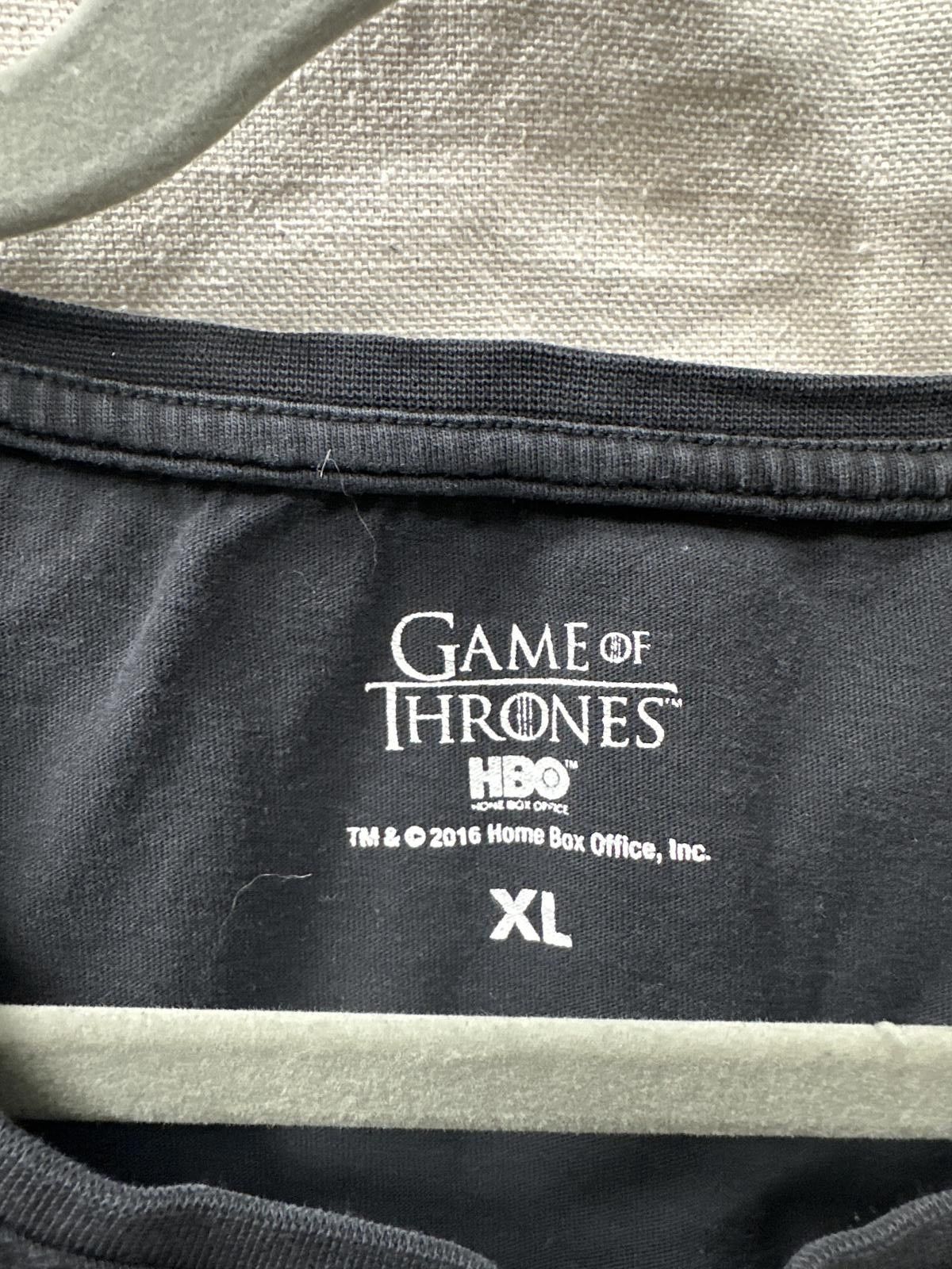 Designer Game of Thrones Graphic Tee - Winter Is Coming - XL Size US XL / EU 56 / 4 - 3 Thumbnail