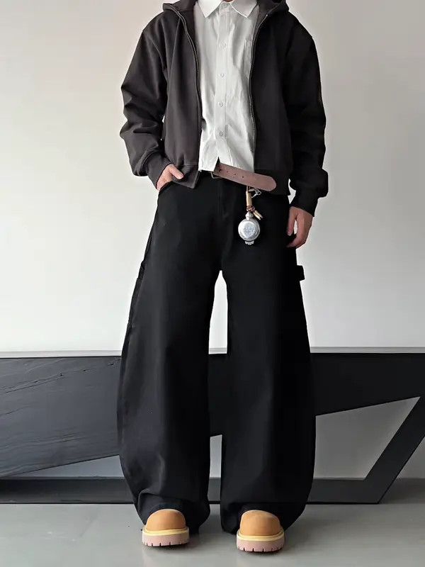 Japanese Brand Koyama x Asaka Baggy Wide Leg Pants, Loose Flare Pants Size US 30 / EU 46 - 2 Thumbnail
