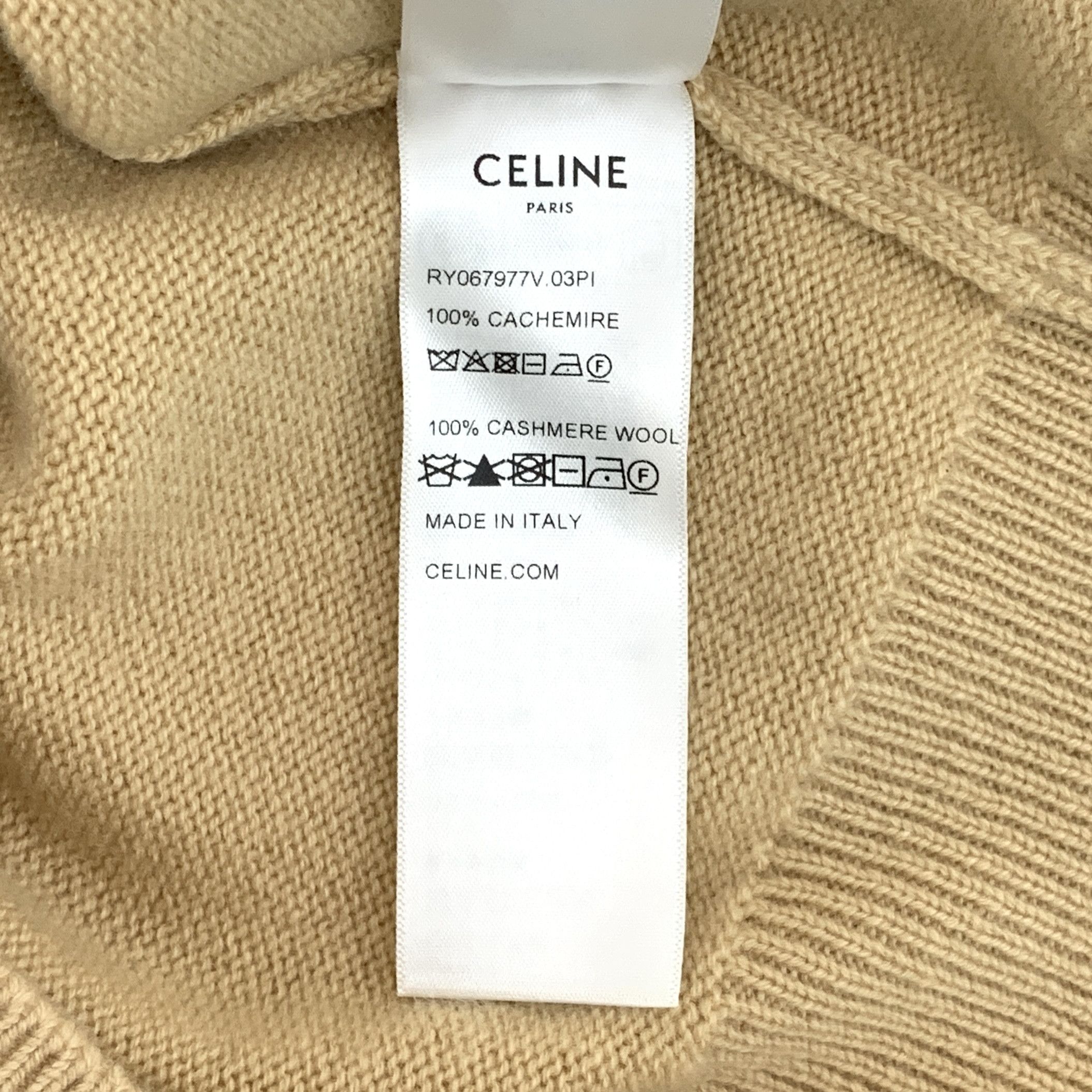 Celine Celine Arc Embroidered Cashmere Vest Brown (M) Size M / US 6-8 / IT 42-44 - 7 Thumbnail