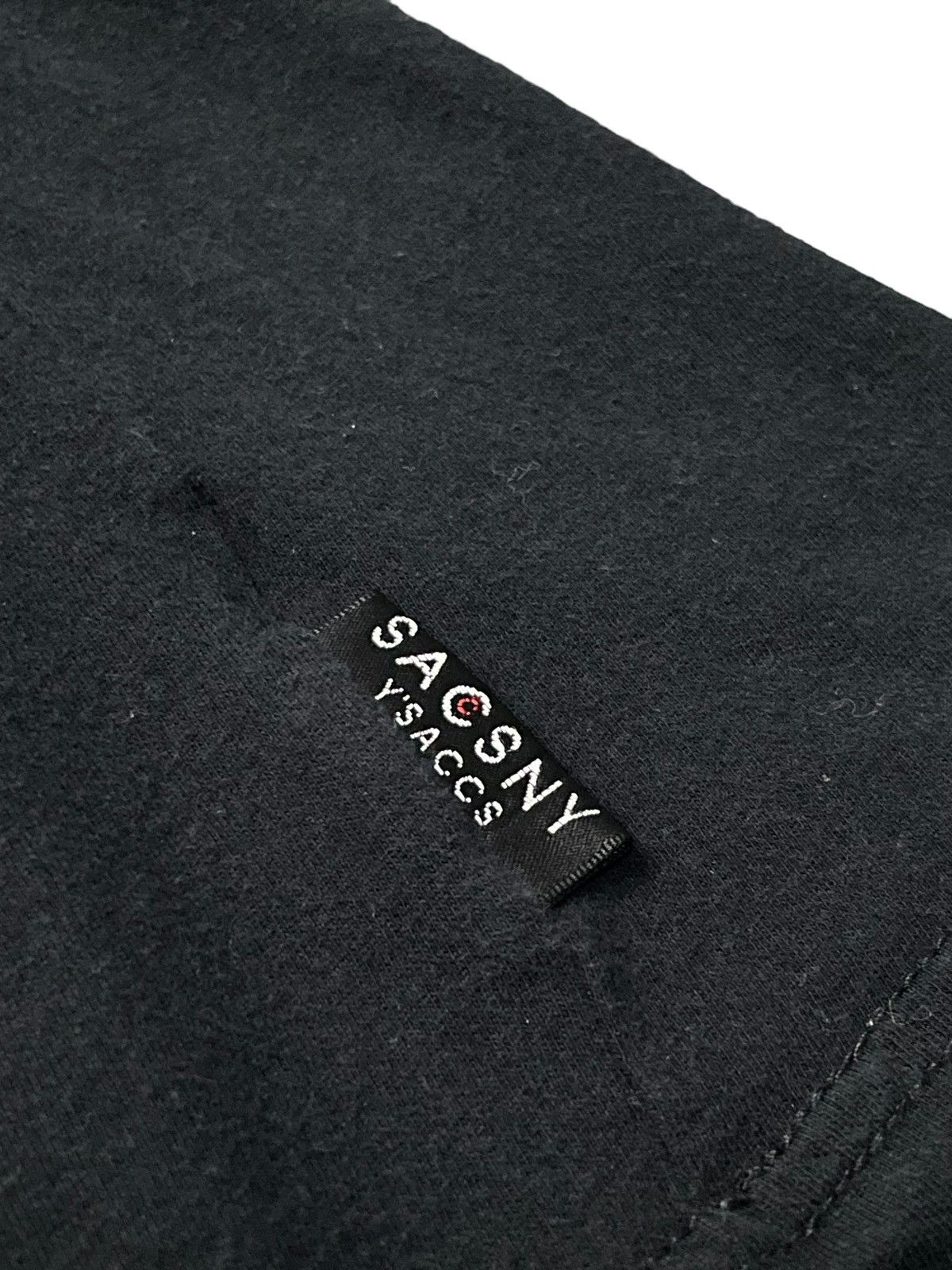 Vintage × Y's × Yohji Yamamoto Vintage Y’s accs Sacsny Yohji Yamamoto Cropped Tshirt Size US M / EU 48-50 / 2 - 4 Thumbnail