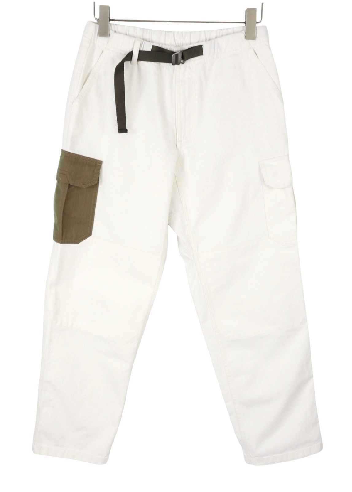 SEASE AM08 CARGO BELT W30 White Elastic Waist 89919 Size US 30 / EU 46 - 1 Thumbnail