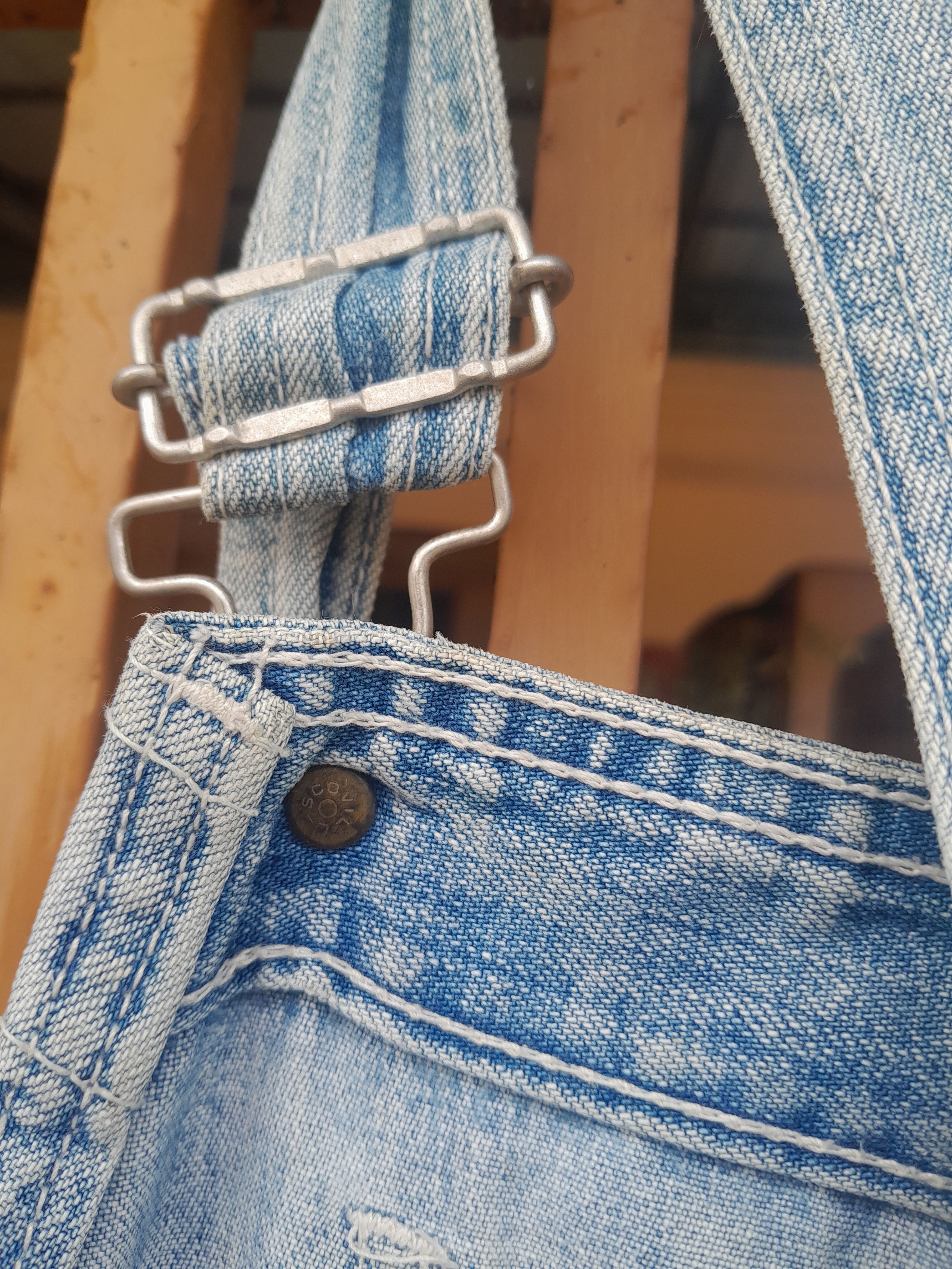 Vintage Vintage BIG JOHN scovvil button overall jeans denim Size US 40 / EU 56 - 12 Thumbnail