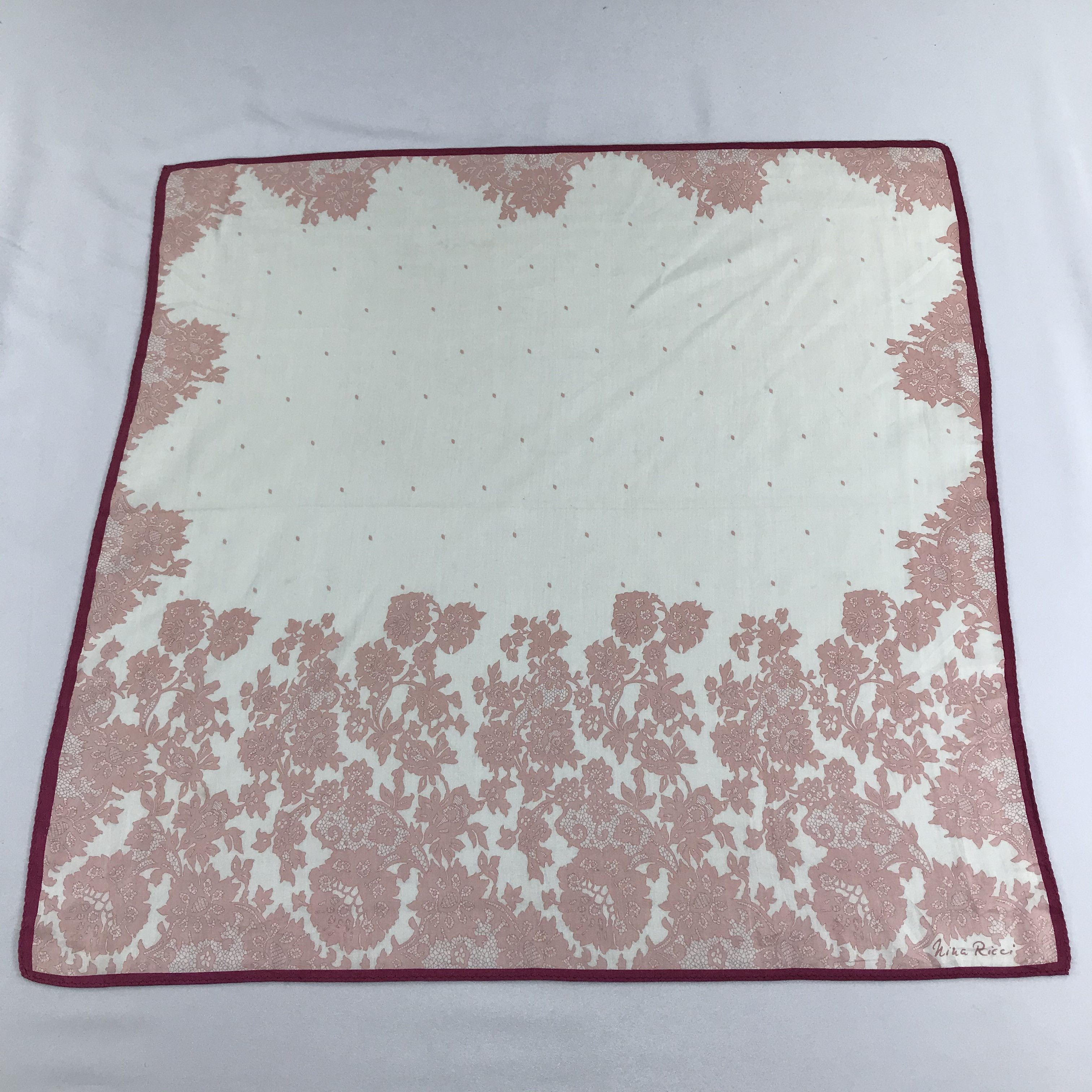 Nina Ricci Nina Ricci Handkerchief Neckerchief Bandana H1221 Size ONE SIZE - 2 Thumbnail