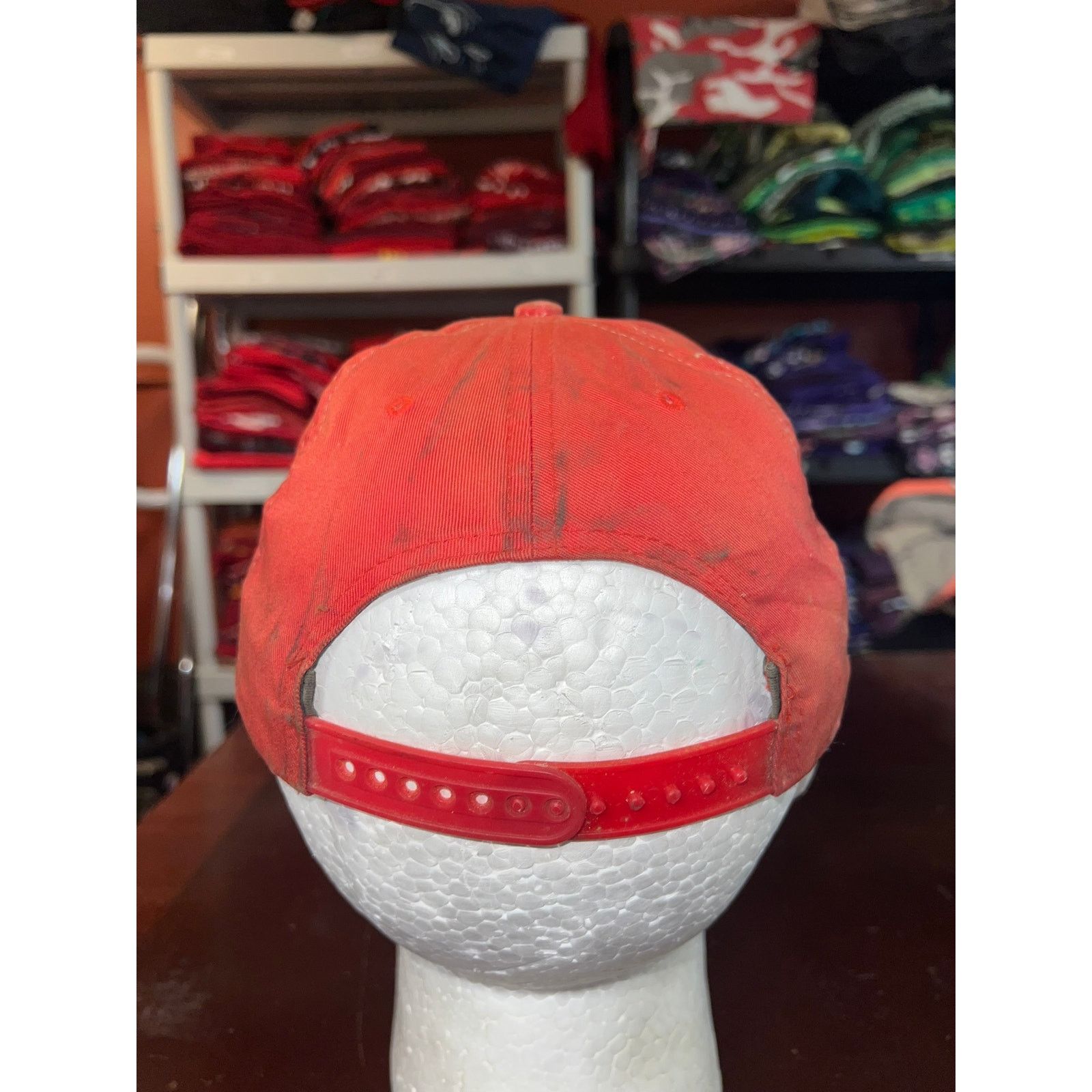 Twins Enterprise Inc. Vintage Detroit Red Wings Hat NHL Hockey Snapback WORN DIRTY Size ONE SIZE - 6 Thumbnail