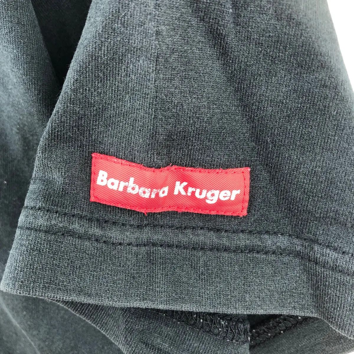 Barbara Kruger Vtg BARBARA KRUGER Artist I Shop Therefore I Am Tee Shirt Size M / US 6-8 / IT 42-44 - 9 Thumbnail