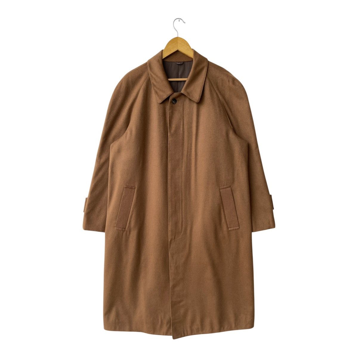 Christian Dior Monsieur Cashmere & Wool Camel Overcoat