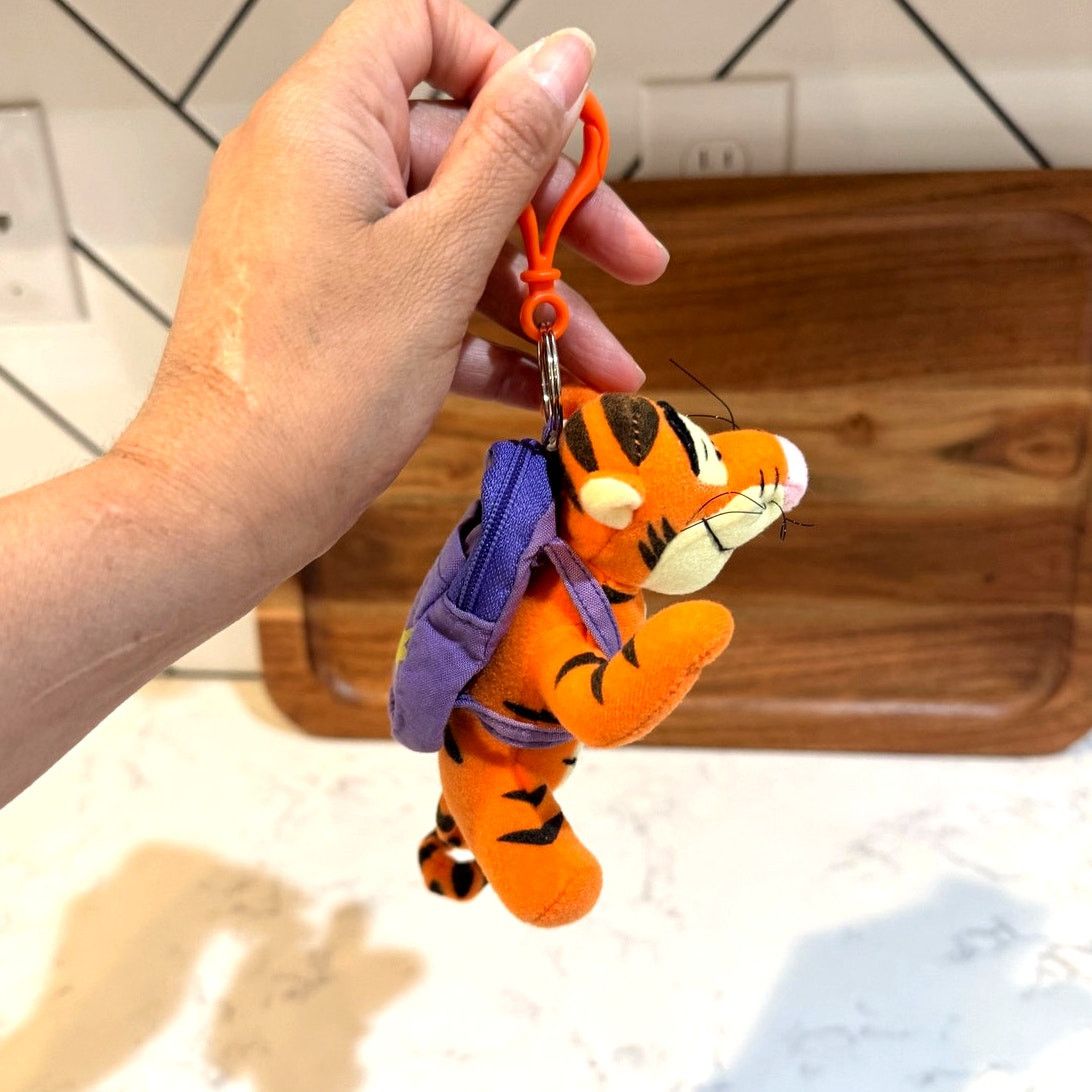 Vintage vintage Winnie the Pooh Tigger Plush Keychain purple Size ONE SIZE - 2 Thumbnail