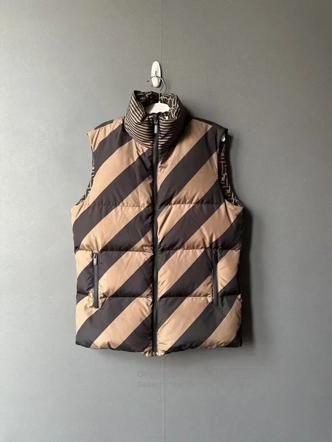 Fendi FENDI Reversible All-Over Print Down Vest| Size US S / EU 44-46 / 1 - 3 Thumbnail