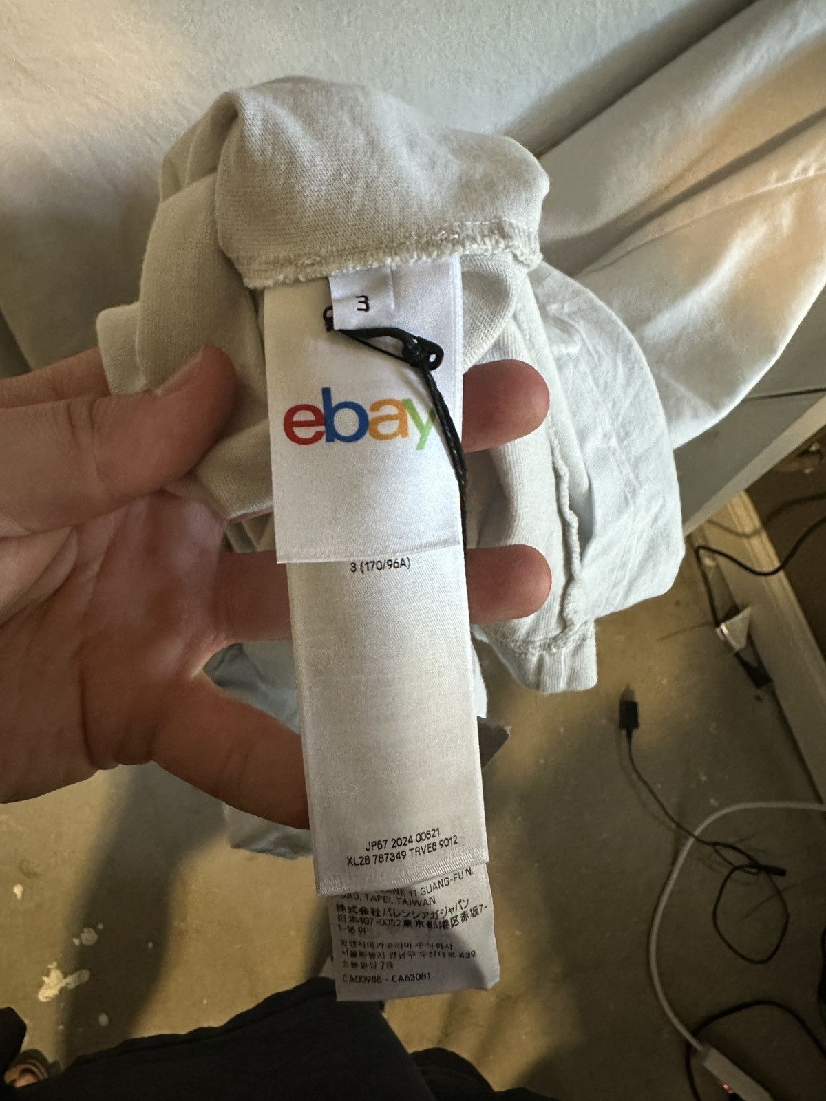 Balenciaga × eBay Balenciaga eBay Tshirt Size US M / EU 48-50 / 2 - 4 Thumbnail