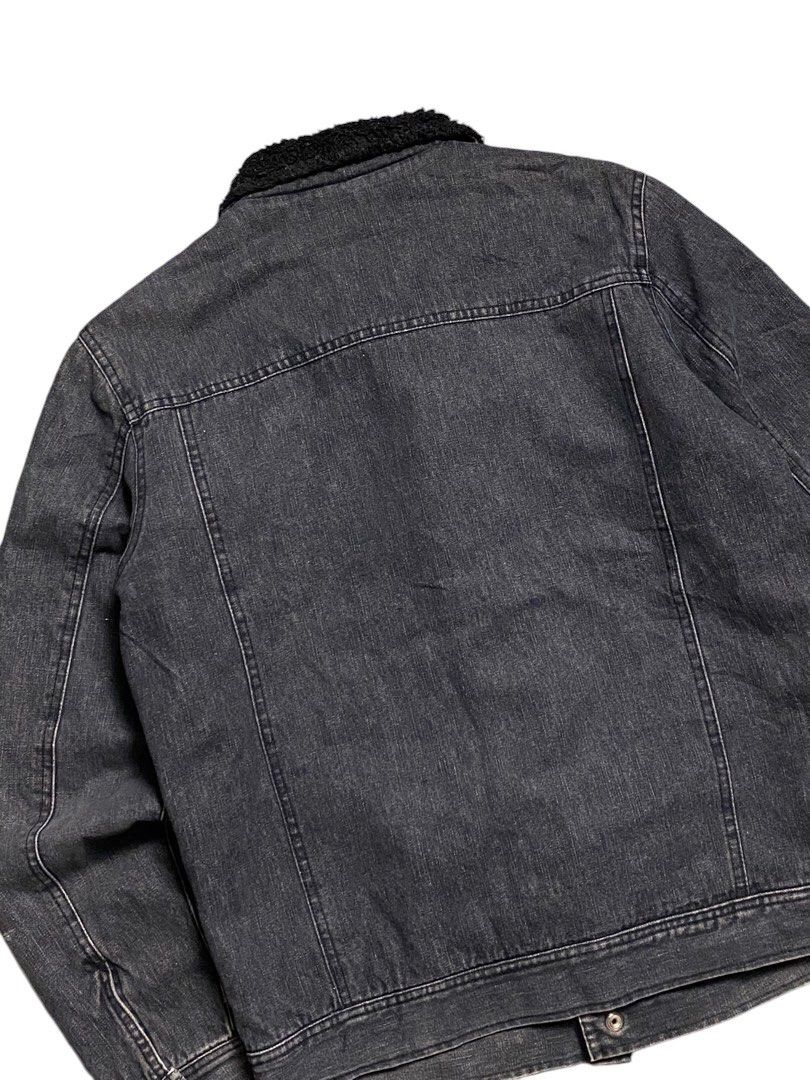 BUFFALO BOBS × Vintage Vintage Buffalo Bobs Denim Sherpa Jacket Ramones Style Size US L / EU 52-54 / 3 - 3 Thumbnail