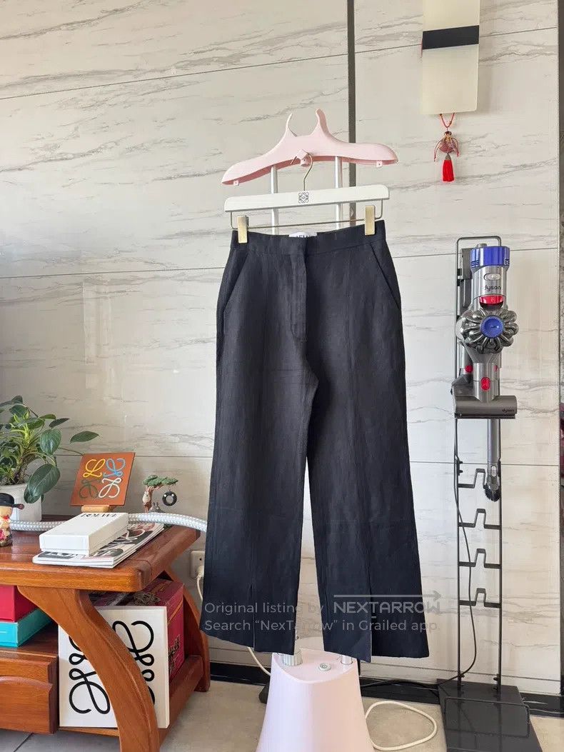 Loewe Loewe High-Waisted Flared Leg Long Trousers Size 24" / US 00 / IT 34 - 1 Thumbnail