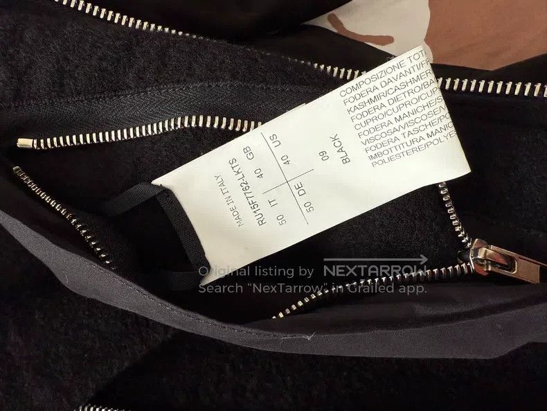 Rick Owens RICK OWENS Mainline Distressed Black Leather Jacket Coat - Size US M / EU 48-50 / 2 - 7 Thumbnail