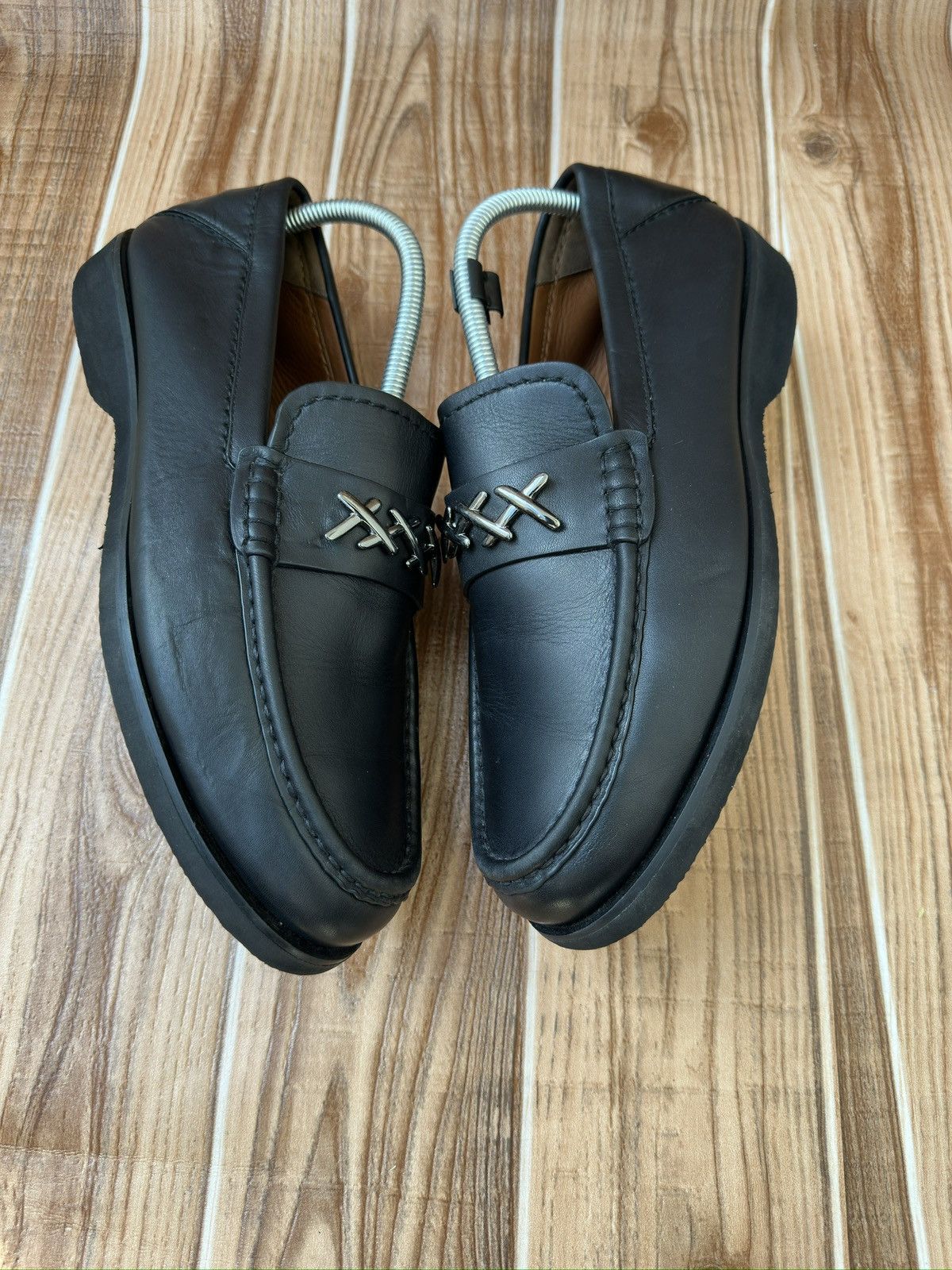 Ermenegildo Zegna × Z Zegna Ermenegildo Zegna Black Leather Penny Loafers Size US 10 / EU 43 - 6 Thumbnail