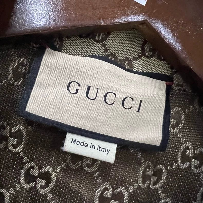 Gucci Gucci Brown full-print double G old flower short-sleeved sh Size US S / EU 44-46 / 1 - 5 Thumbnail