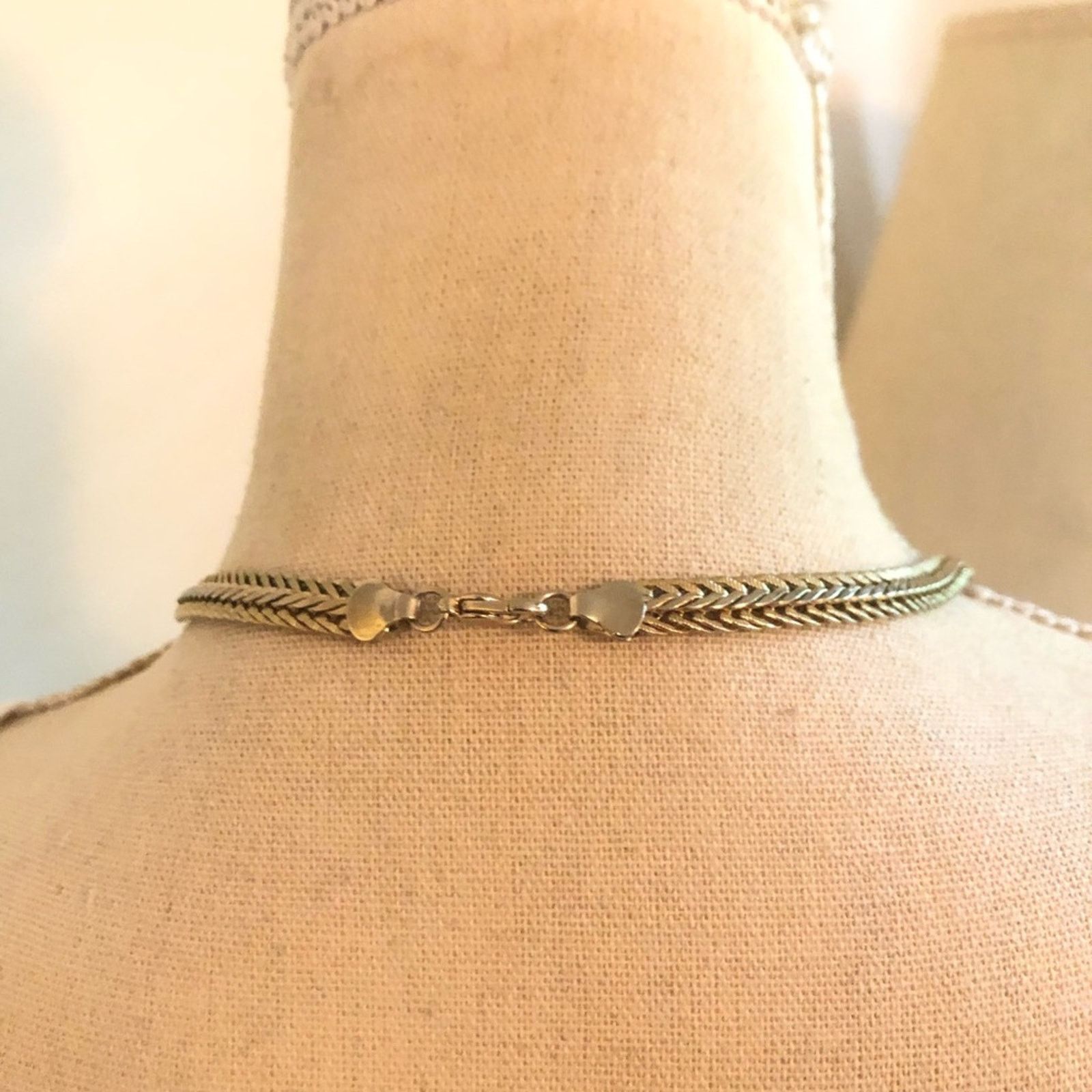 Vintage Vintage 90s gold plated braided chain necklace Size ONE SIZE - 5 Thumbnail