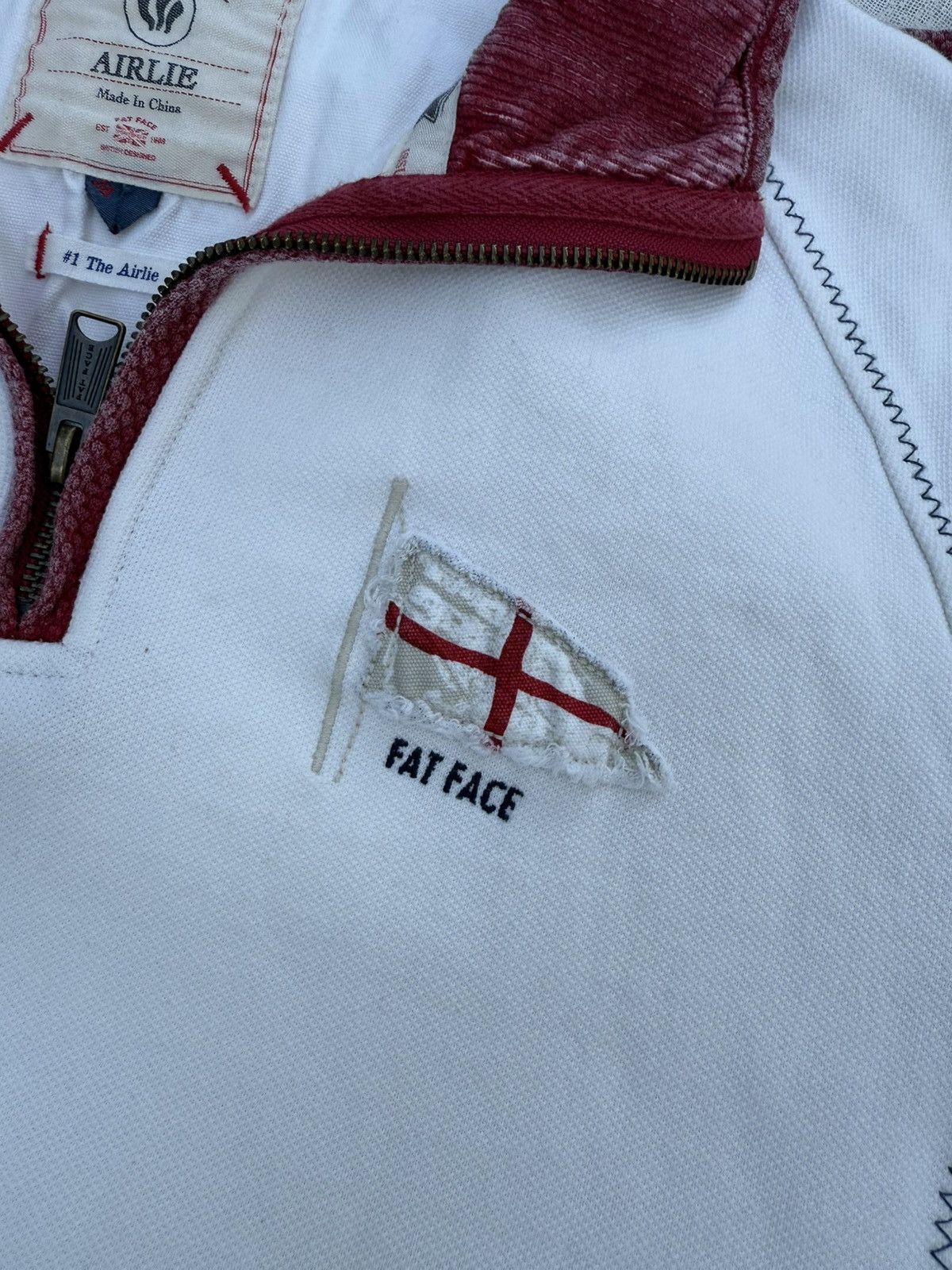 FatFace FatFace England Quarter Zip Size US L / EU 52-54 / 3 - 2 Thumbnail