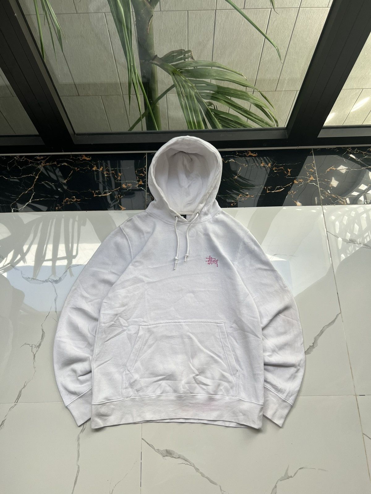Stussy × Vintage 90's STUSSY HAWAII Y2K SMALL LOGO HOODIE RARE RETRO Size US S / EU 44-46 / 1 - 1 Thumbnail
