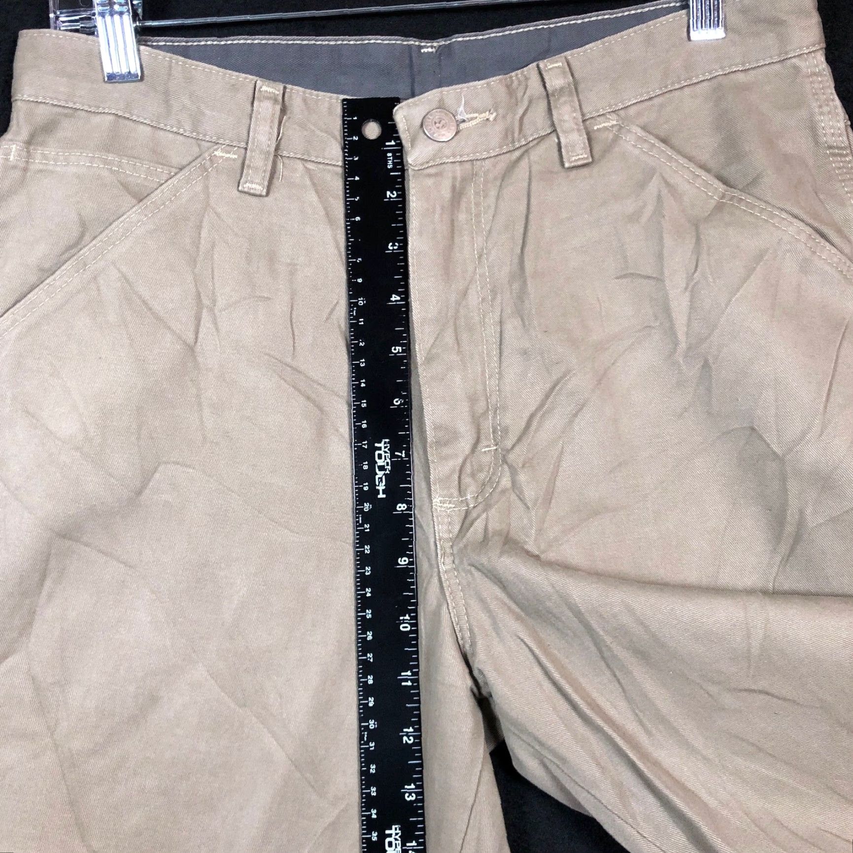 Wrangler Wrangler Originals Mens Pants Brown Straight Leg 100% Cotton Outdoors 30x32 Size US 30 / EU 46 - 7 Thumbnail
