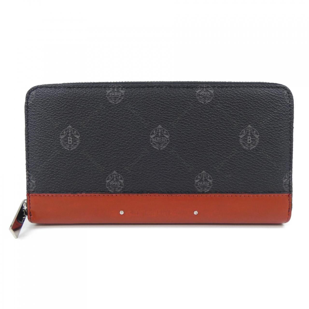 Other Other Berluti Itauba Canvas Leather Wallet Leather Long Wallet DUTY FREE for USA Size ONE SIZE - 1 Thumbnail